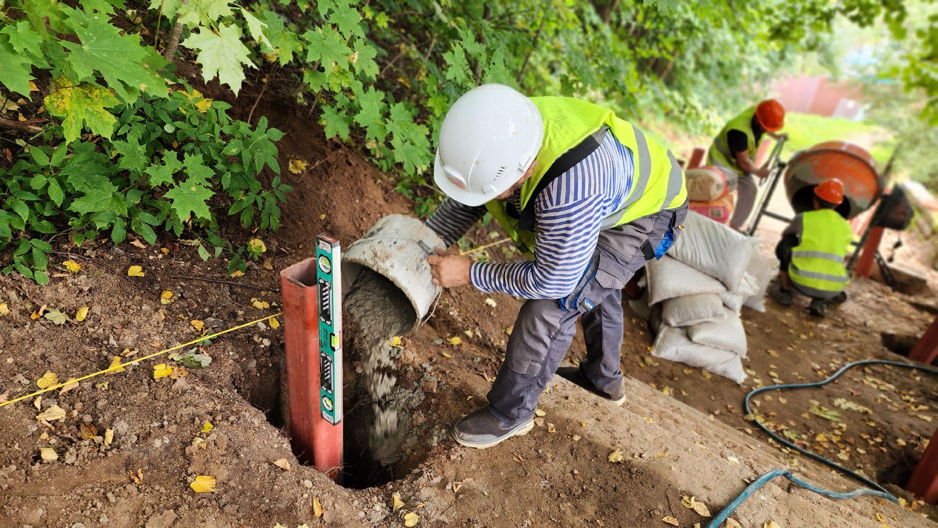Руза , парк городок, благоустройство,