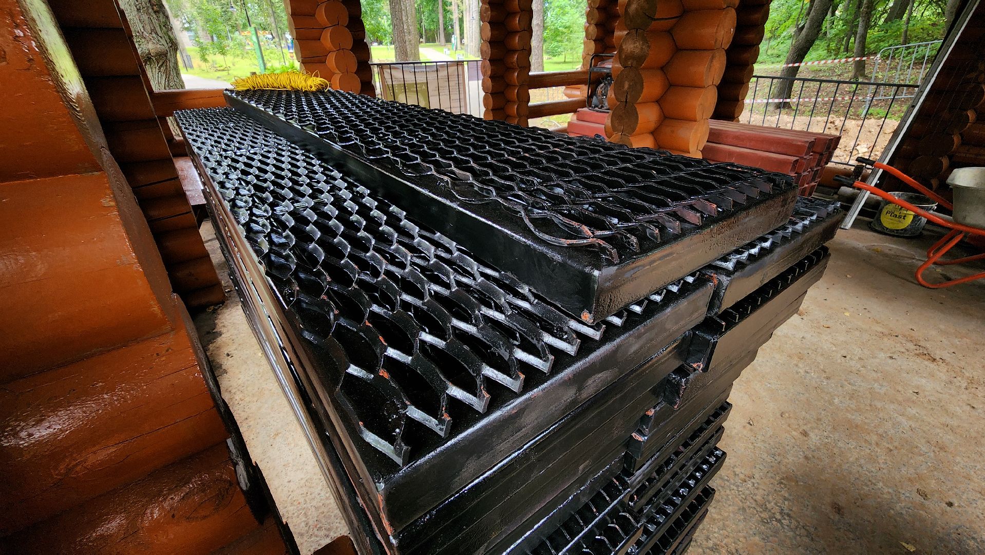 Руза , парк городок, благоустройство,