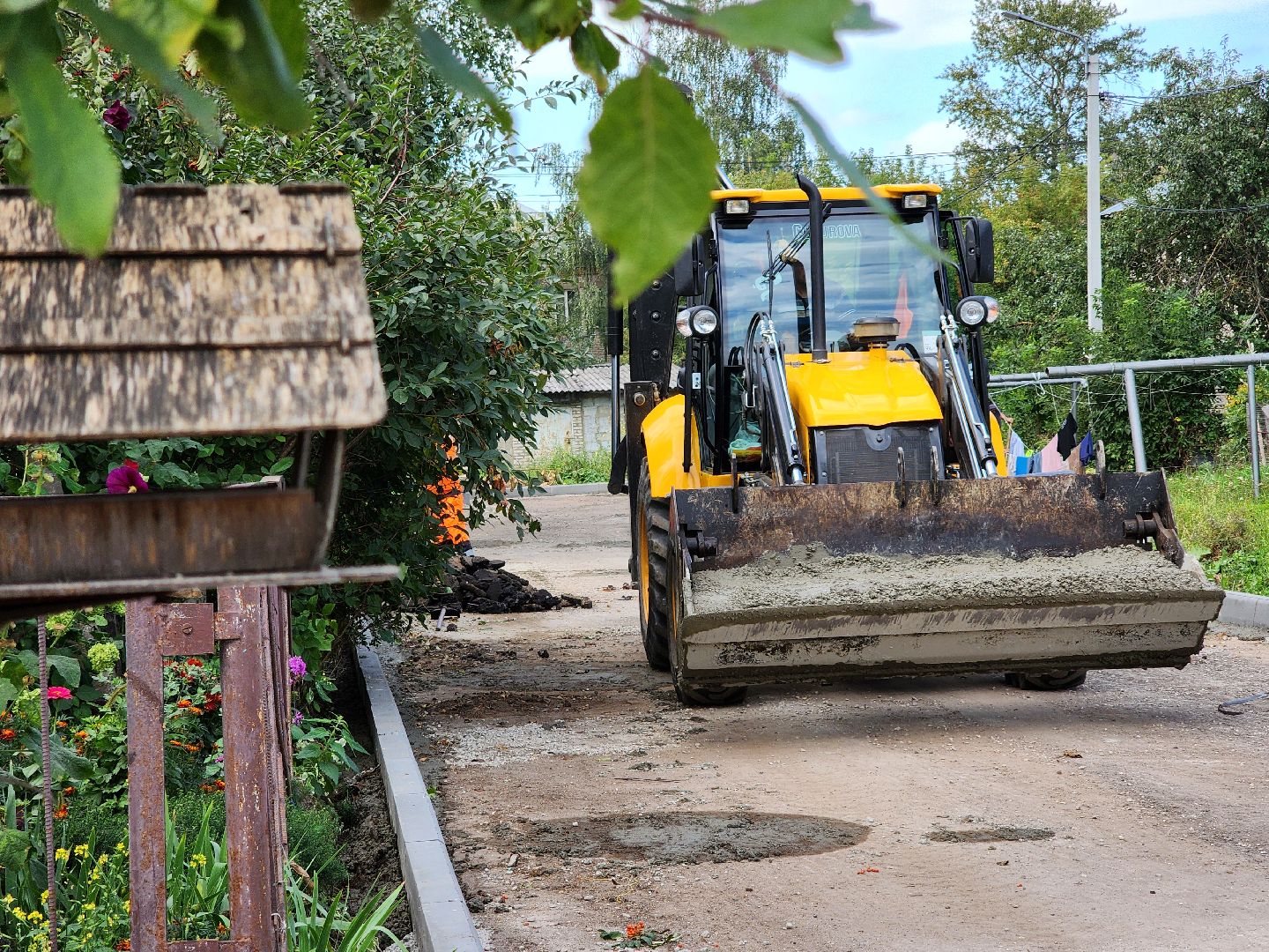 благоустройство дворовых территорий, комплексное благоустройство, дворовая территория, рабочий поселок обухово, богородский городской округ,