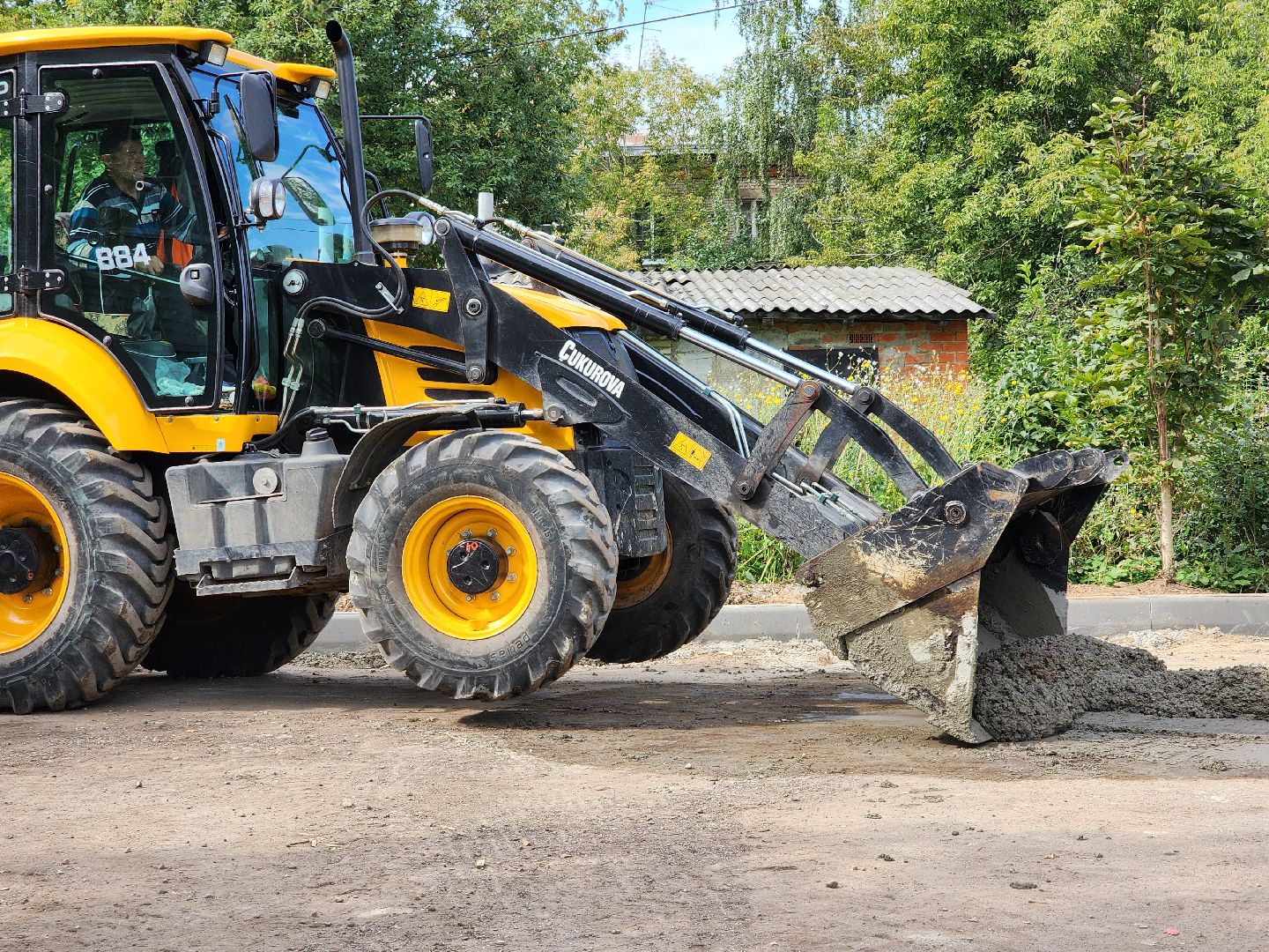 благоустройство дворовых территорий, комплексное благоустройство, дворовая территория, рабочий поселок обухово, богородский городской округ,