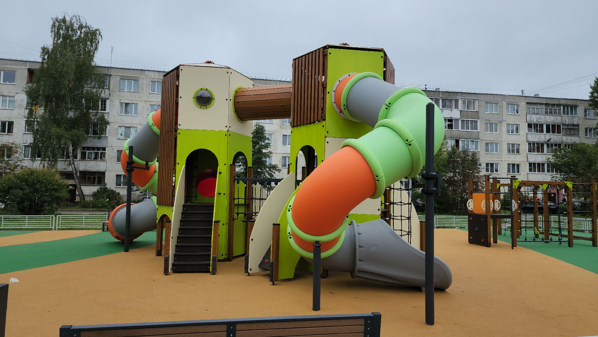 щёлково, губернаторская детская площадка, новая детская площадка, фряново,