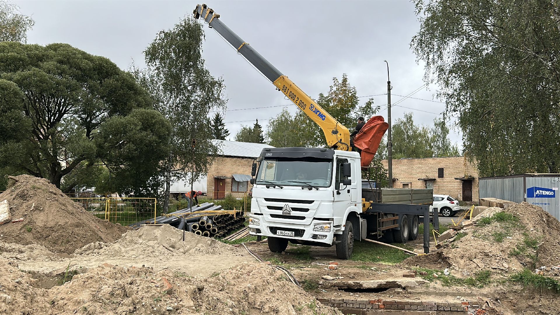 пушкинский городской округ, поселок зеленый городок, замена теплосетей, замена теплотрассы, отопление, горячее водоснабжение, жкх,