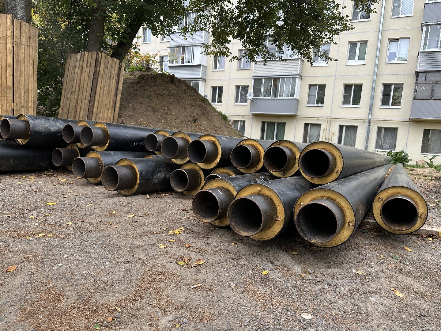 пушкинский городской округ, поселок зеленый городок, замена теплосетей, замена теплотрассы, отопление, горячее водоснабжение, жкх,