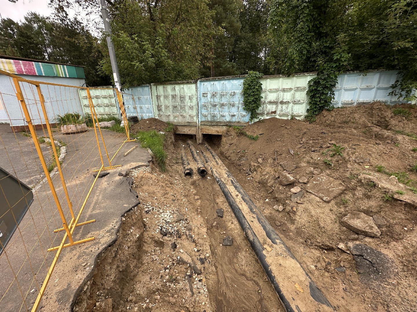 пушкинский городской округ, поселок зеленый городок, замена теплосетей, замена теплотрассы, отопление, горячее водоснабжение, жкх,