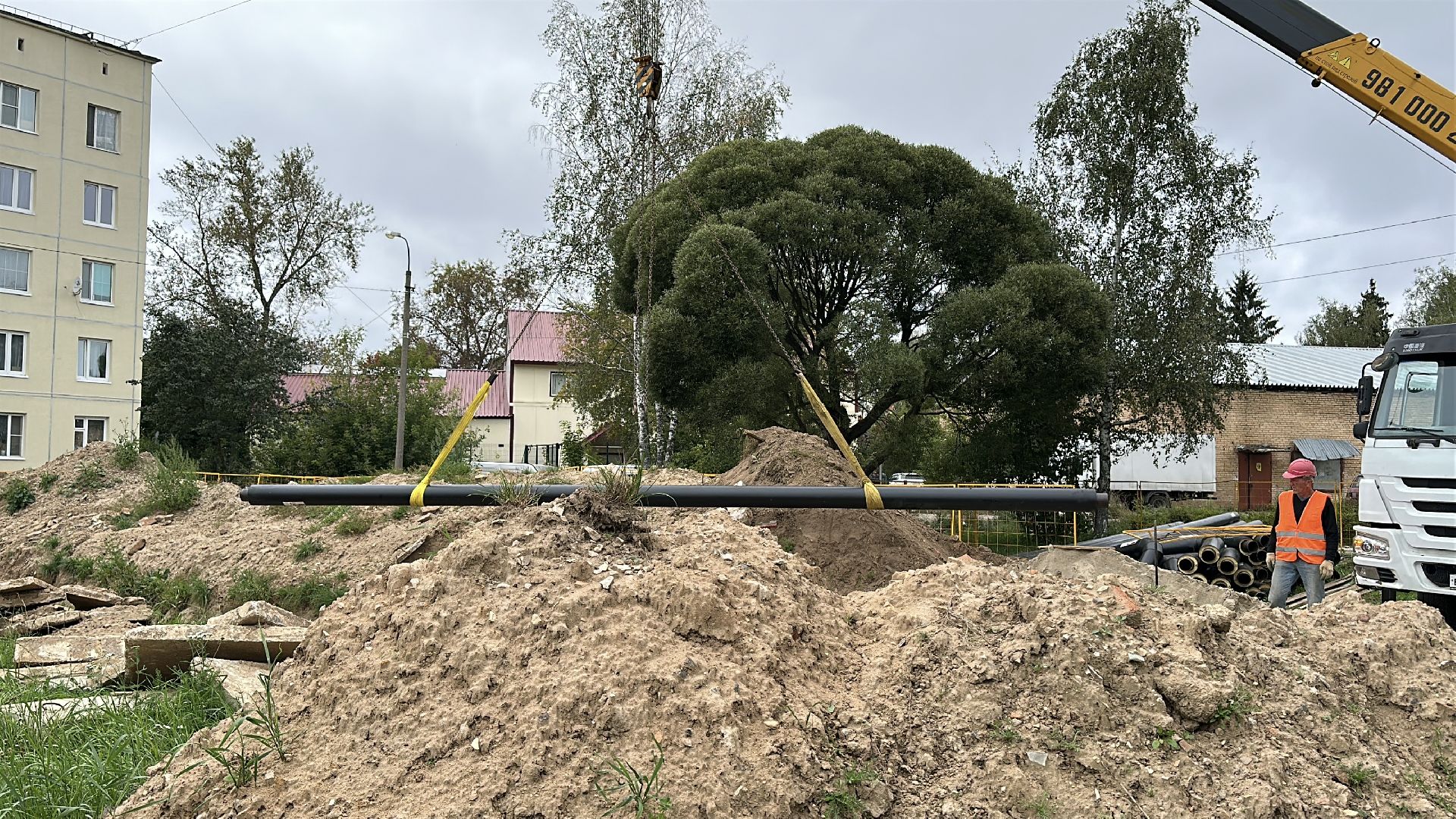пушкинский городской округ, поселок зеленый городок, замена теплосетей, замена теплотрассы, отопление, горячее водоснабжение, жкх,