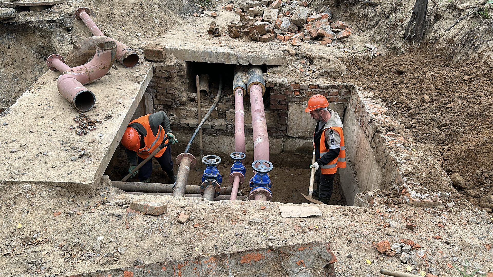 пушкинский городской округ, поселок зеленый городок, замена теплосетей, замена теплотрассы, отопление, горячее водоснабжение, жкх,