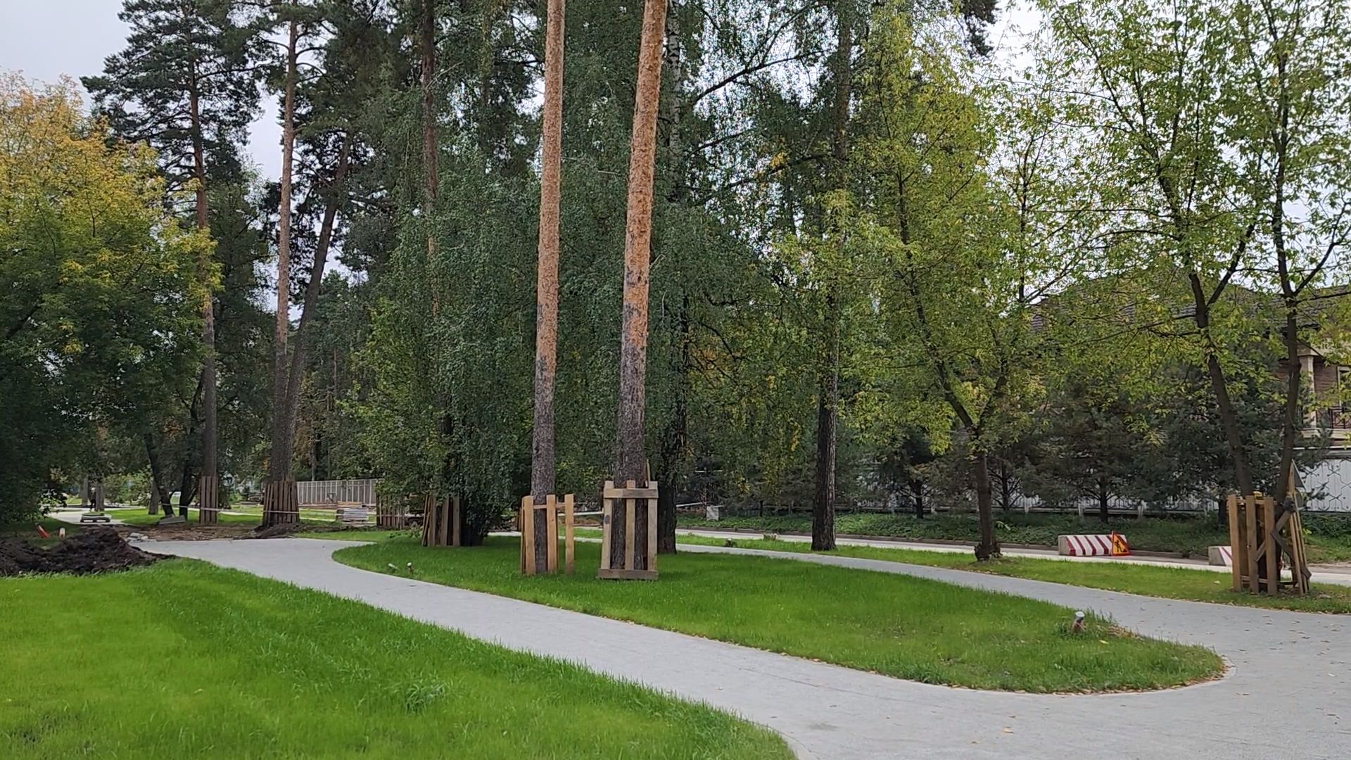 королёв, благоустройство сквера на пушкинской, территория у папанинской дачи в королеве,