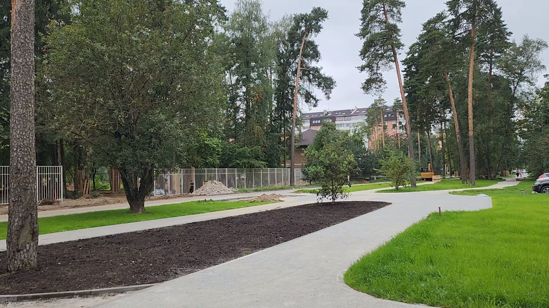 королёв, благоустройство сквера на пушкинской, территория у папанинской дачи в королеве,