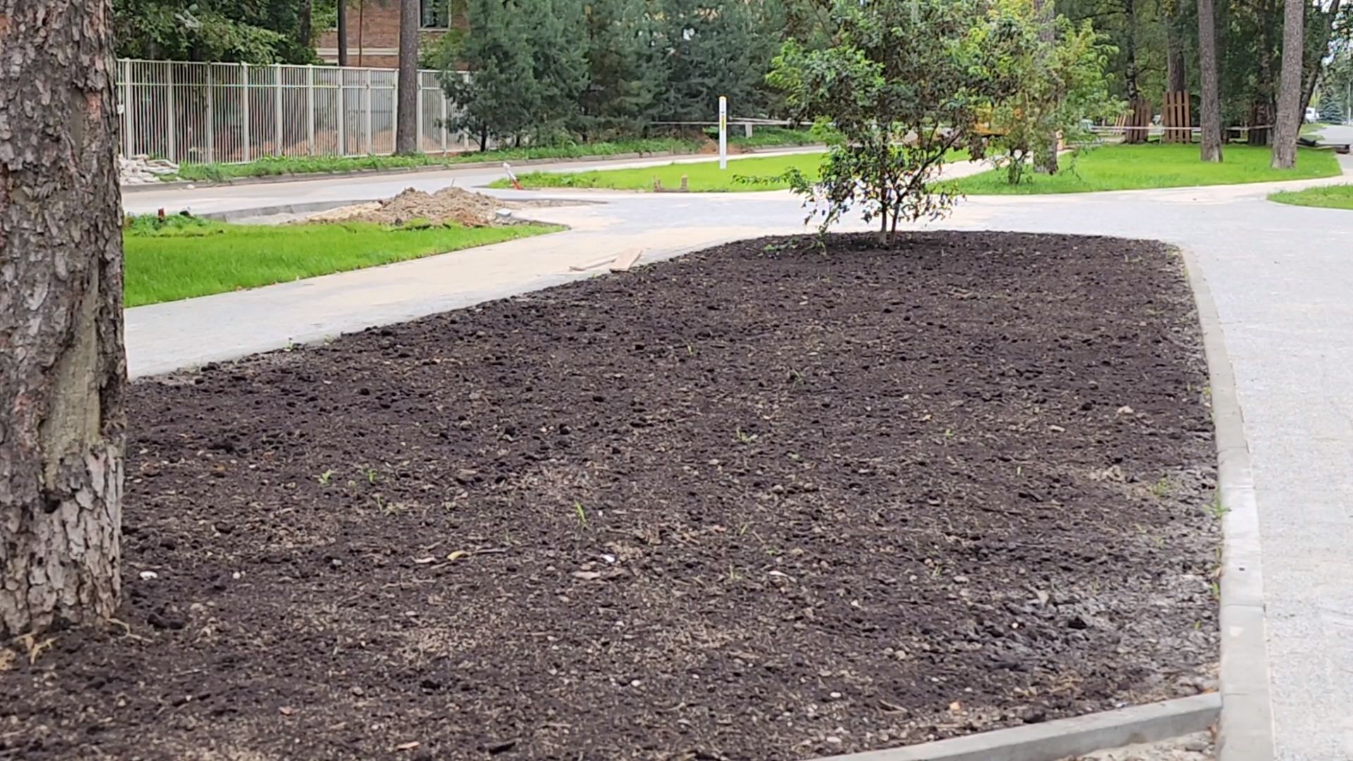 королёв, благоустройство сквера на пушкинской, территория у папанинской дачи в королеве,