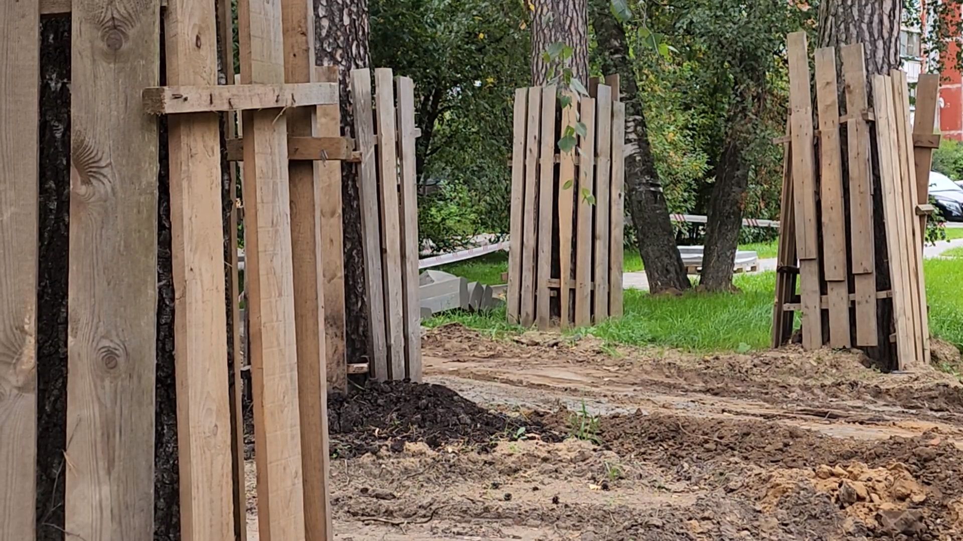 королёв, благоустройство сквера на пушкинской, территория у папанинской дачи в королеве,