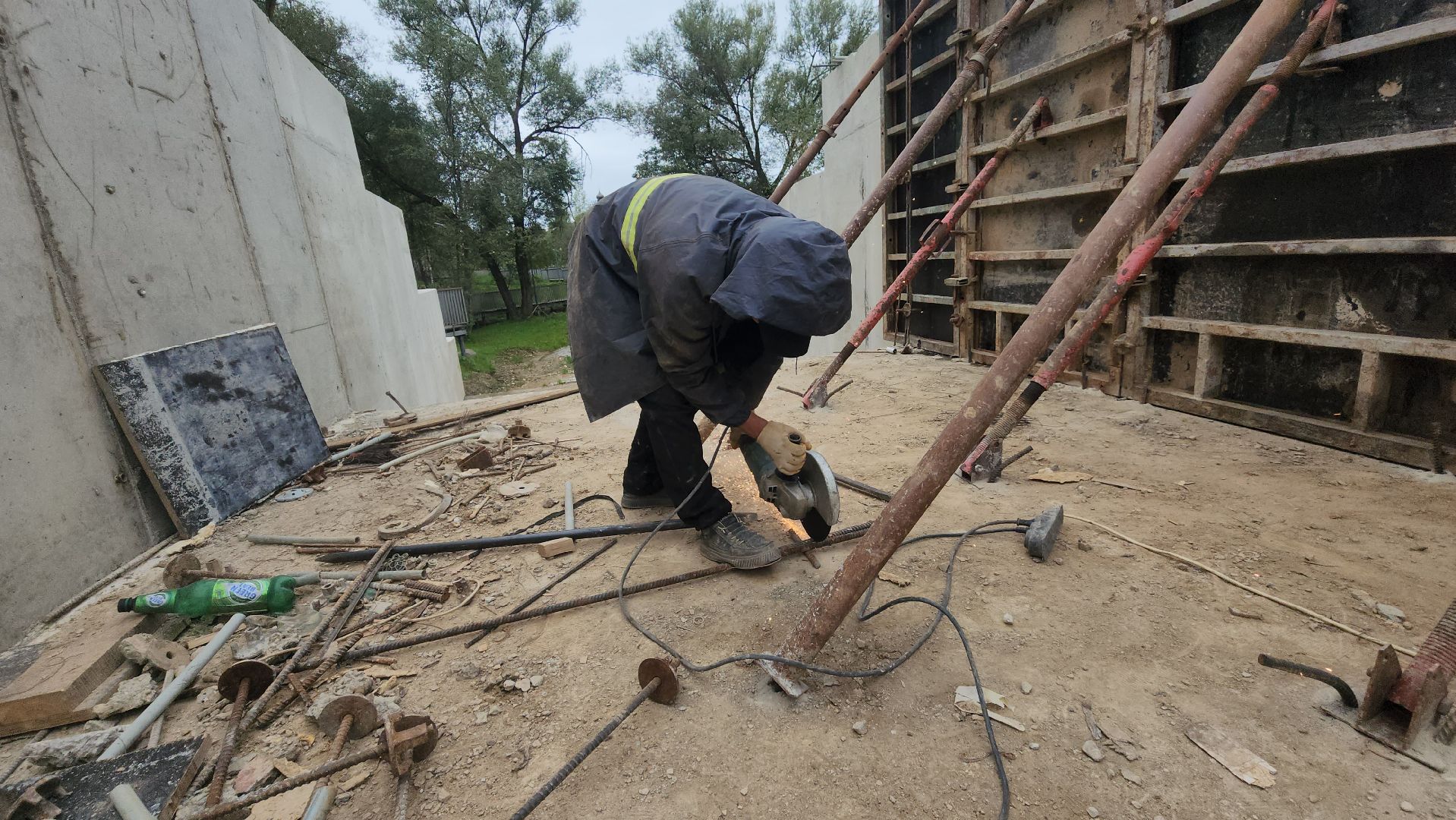 волоколамск, ремонт плотины,