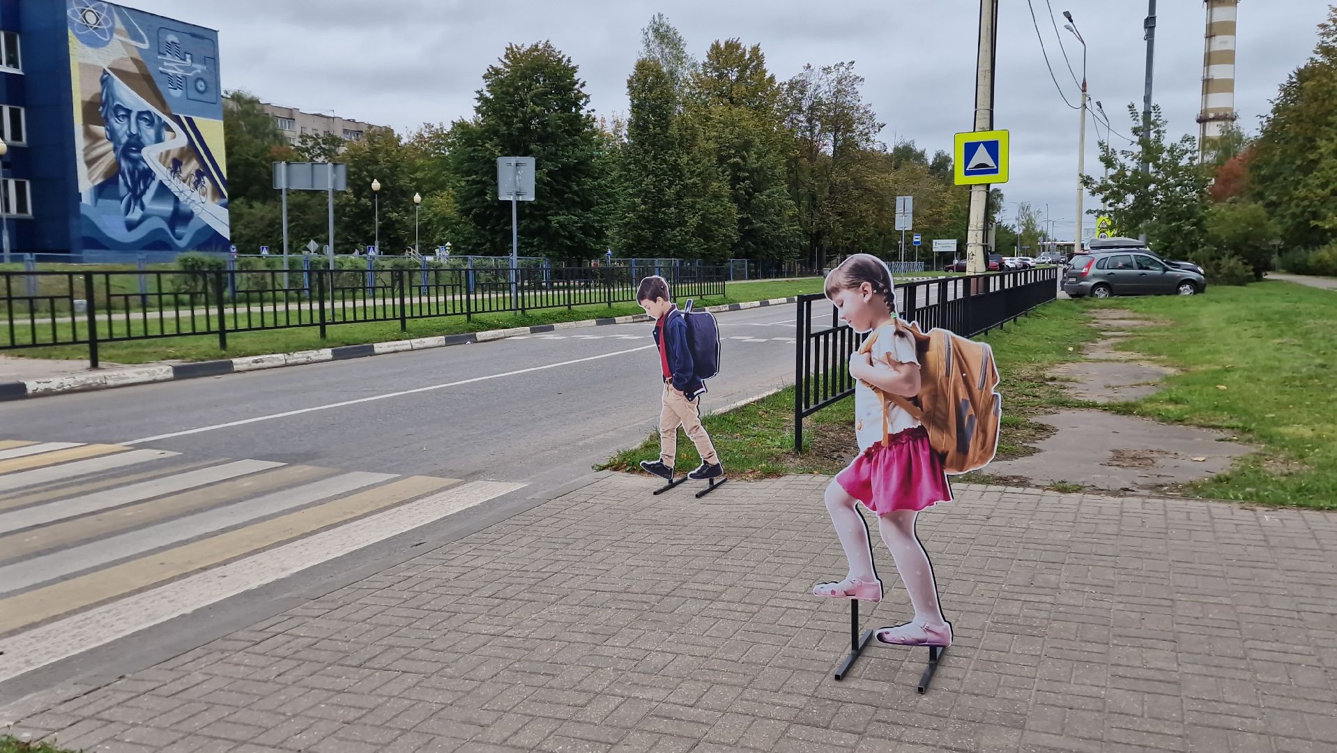 Дубна, пешеходныепереходы, макетынапереходах,