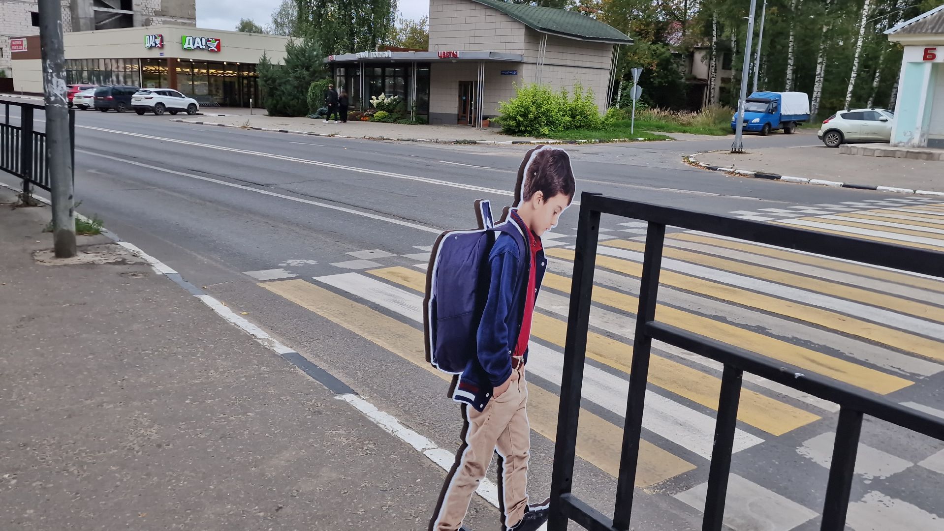 Дубна, пешеходныепереходы, макетынапереходах,