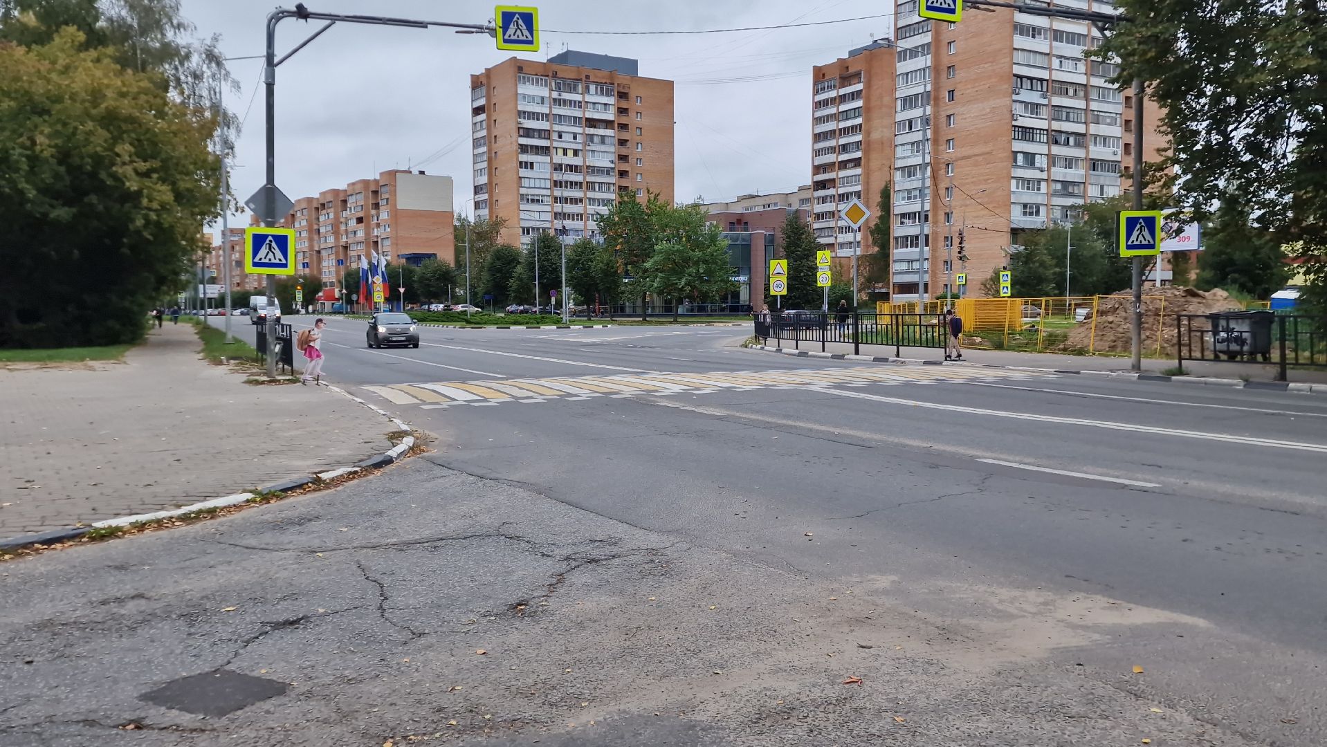 Дубна, пешеходныепереходы, макетынапереходах,