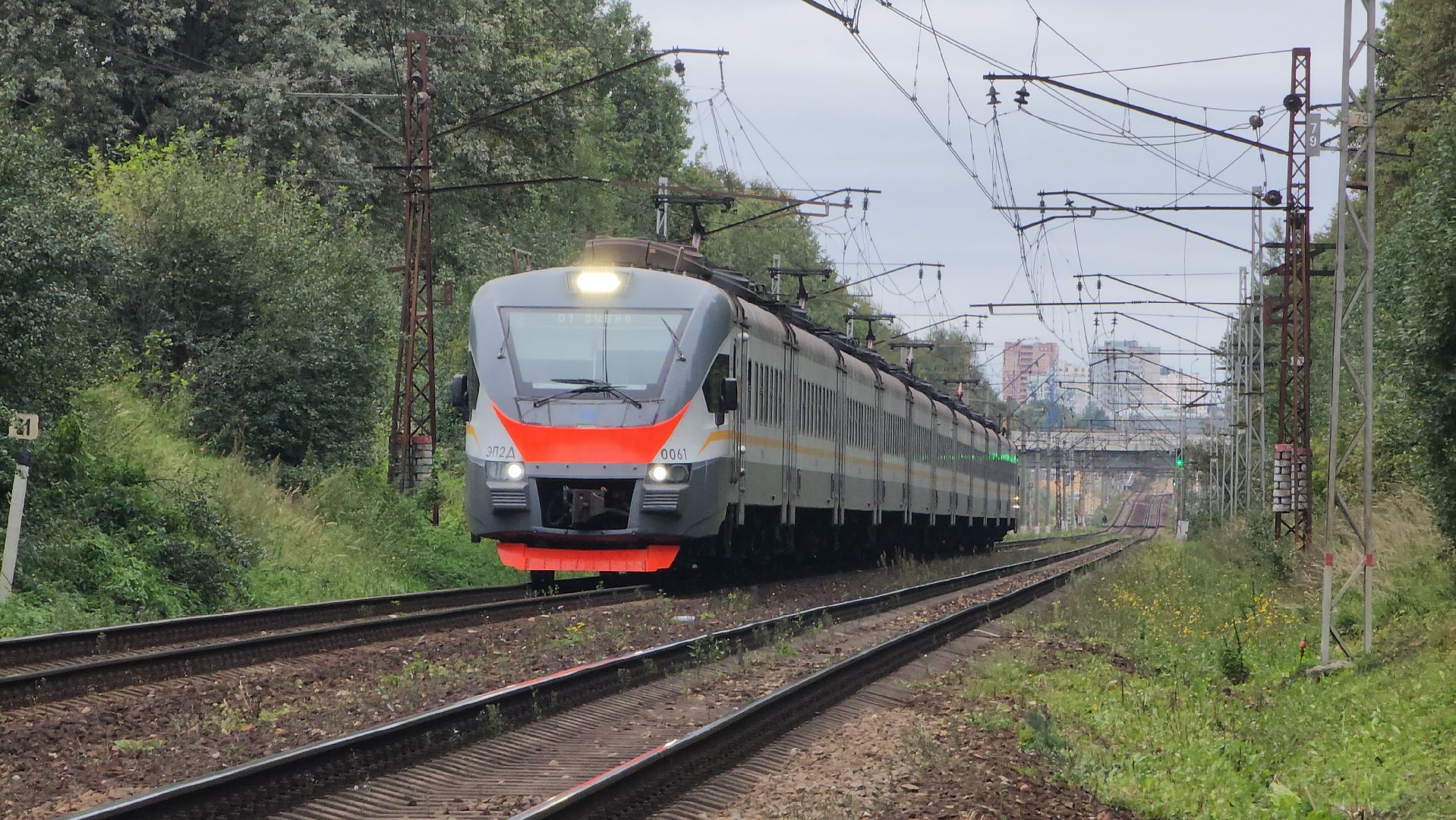 железная дорога, железнодорожная станция, железнодорожные пути, Лобня ,