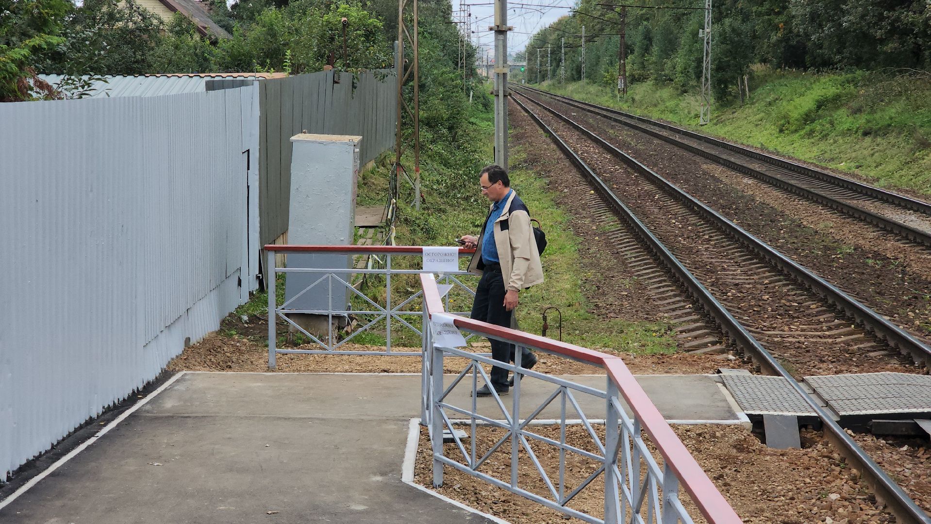 железная дорога, железнодорожная станция, железнодорожные пути, Лобня ,