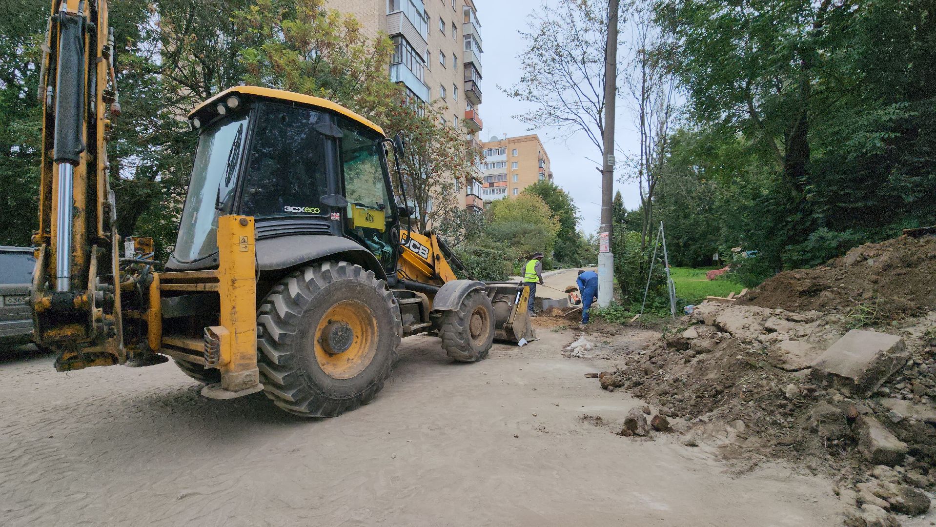 Асфальтирование , Благоустройство , Лобня ,
