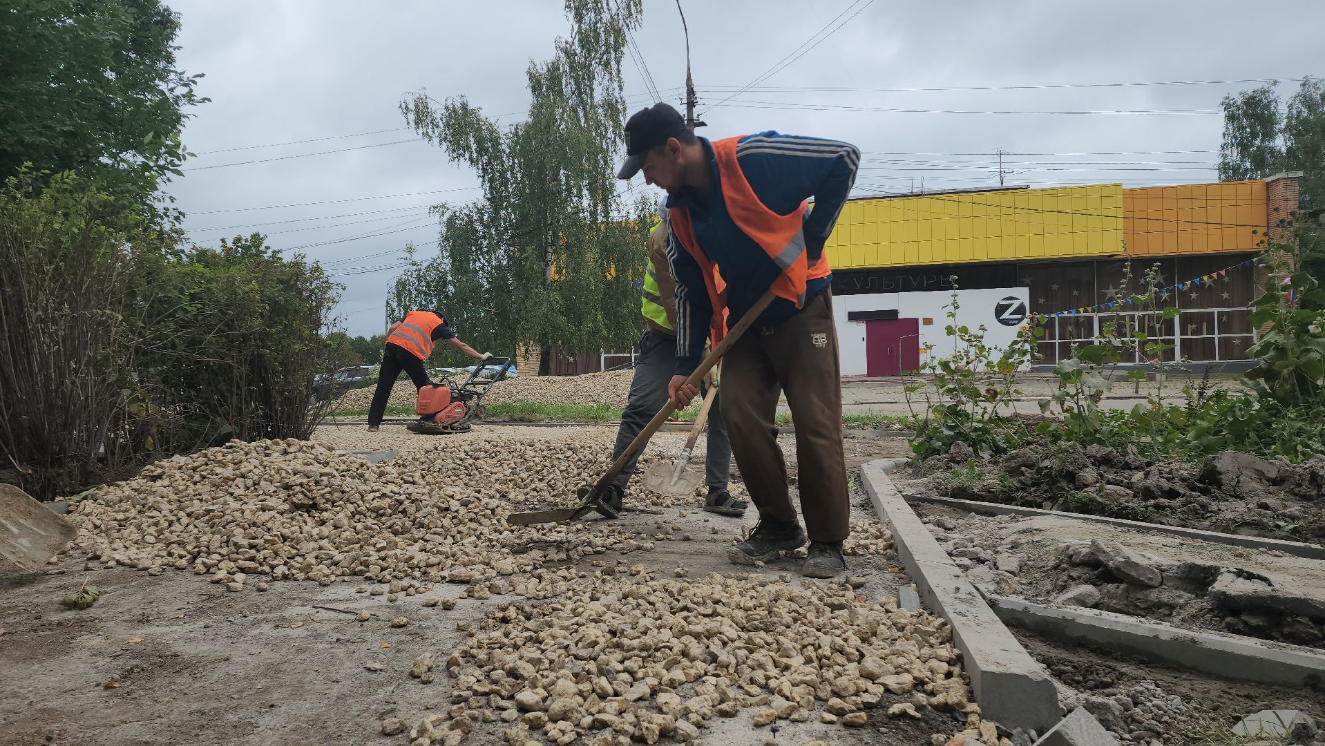 Асфальтирование , Благоустройство , Лобня ,