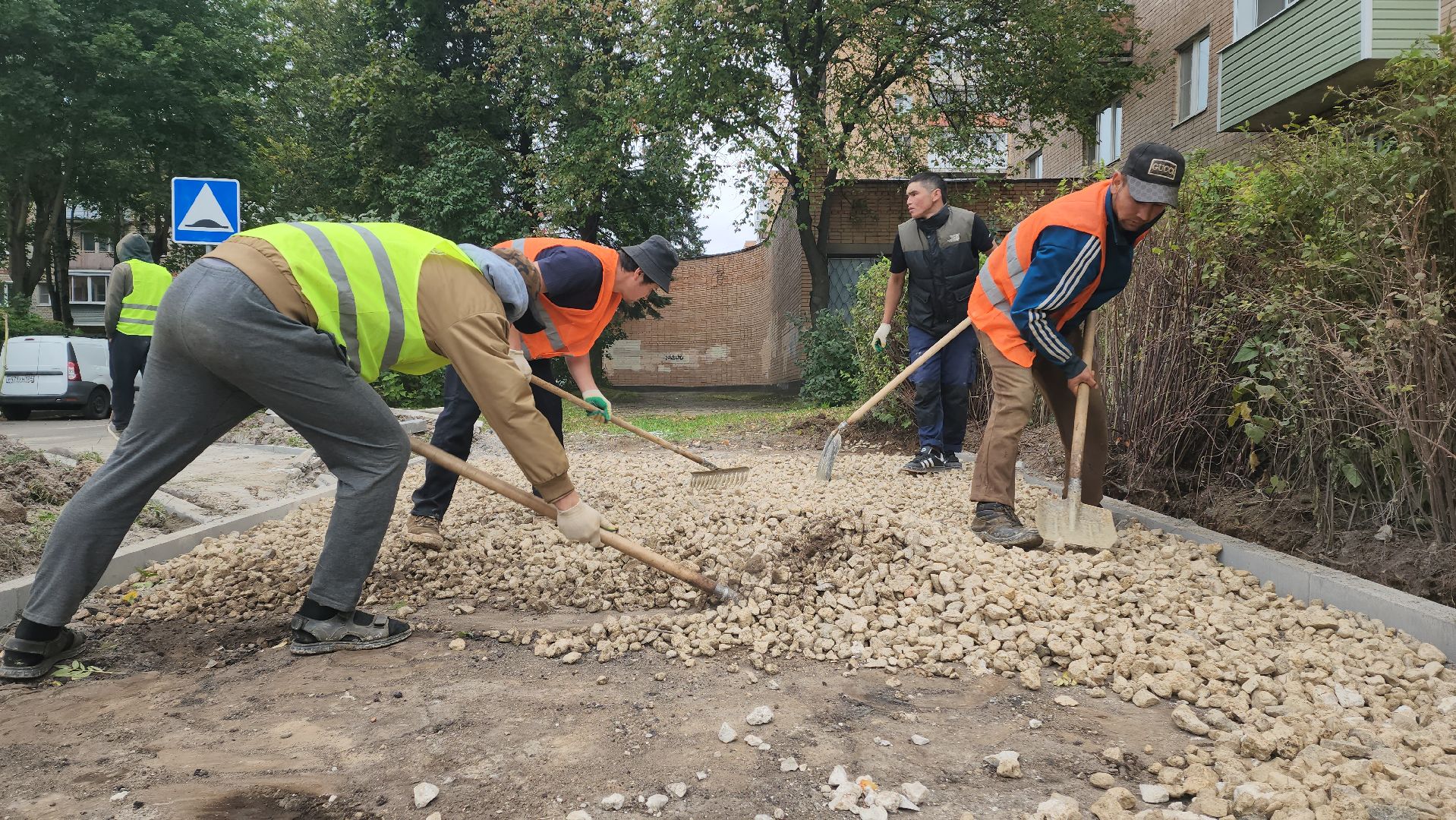 Асфальтирование , Благоустройство , Лобня ,