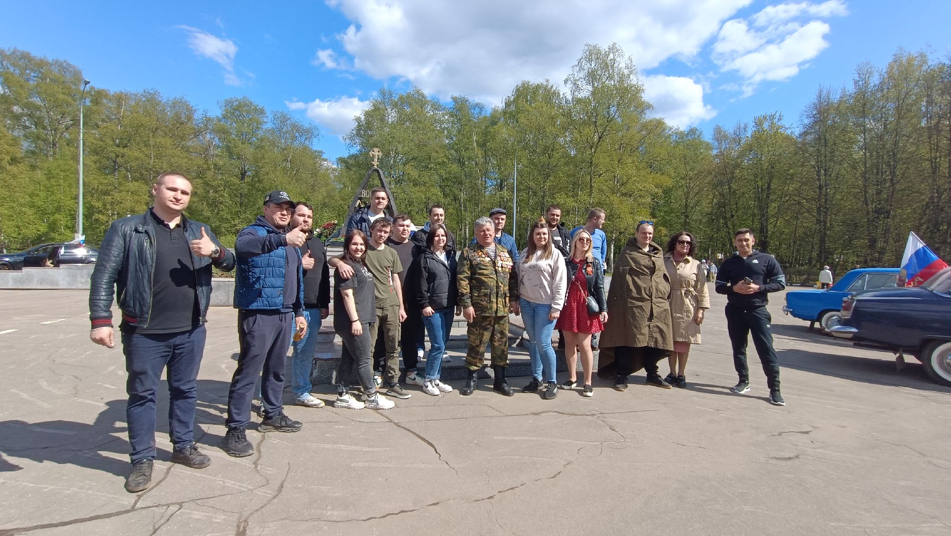 Лобня, автопробег, День Победы