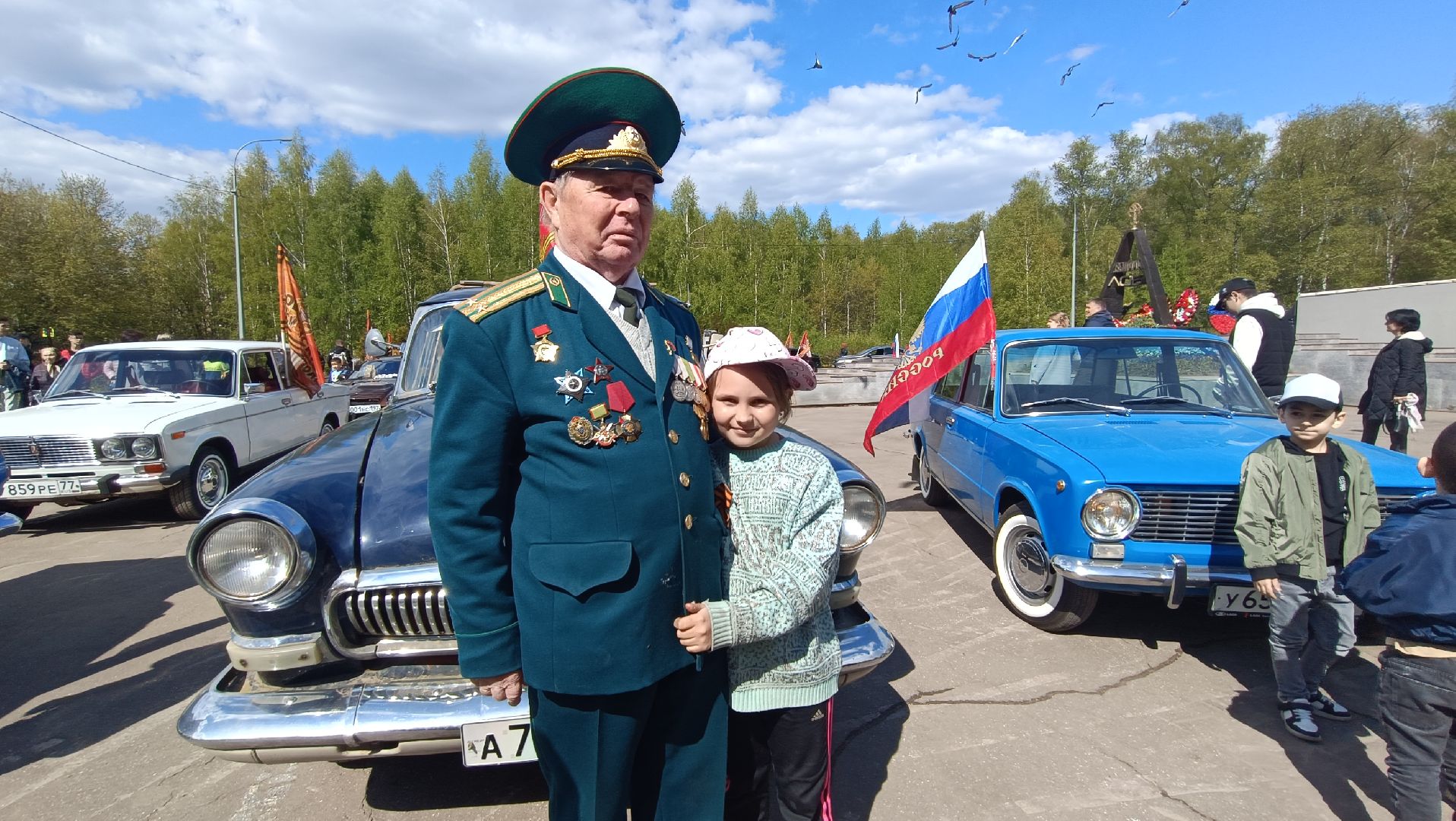 Лобня, автопробег, День Победы