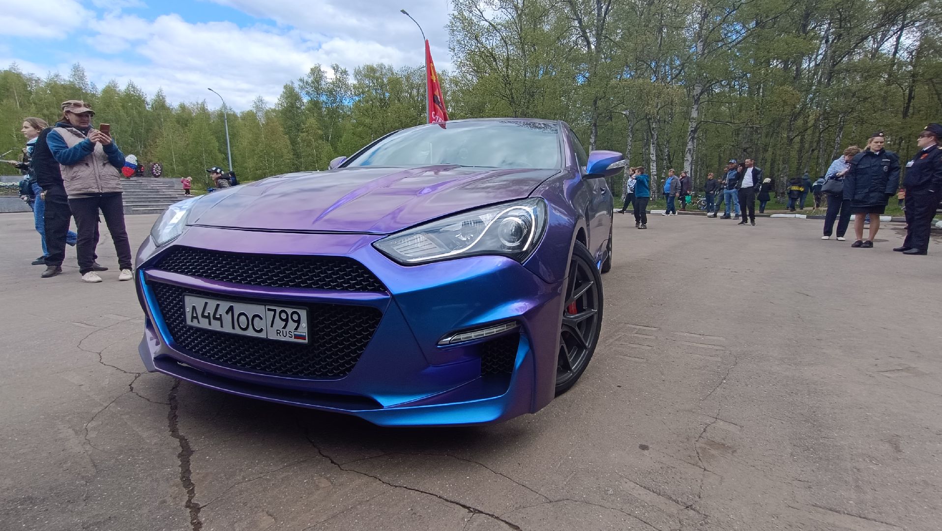 Лобня, автопробег, День Победы