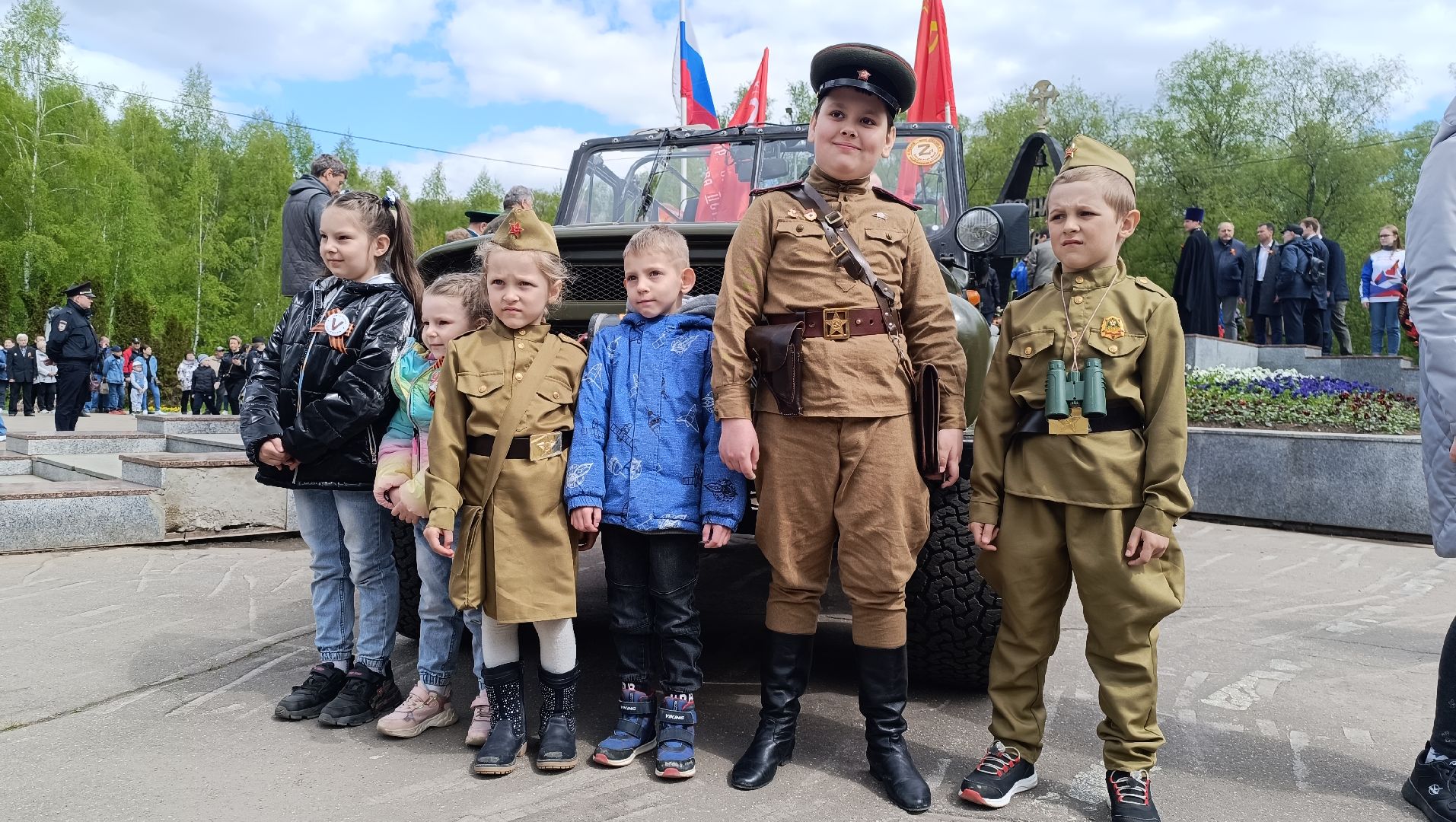 Лобня, автопробег, День Победы