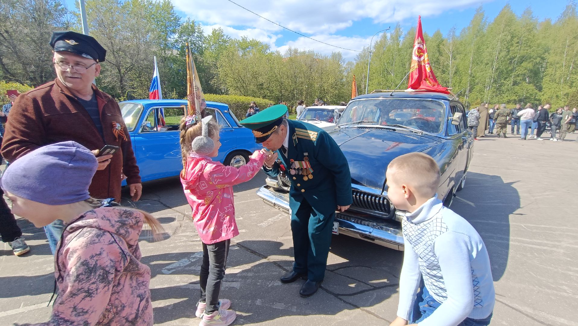 Лобня, автопробег, День Победы