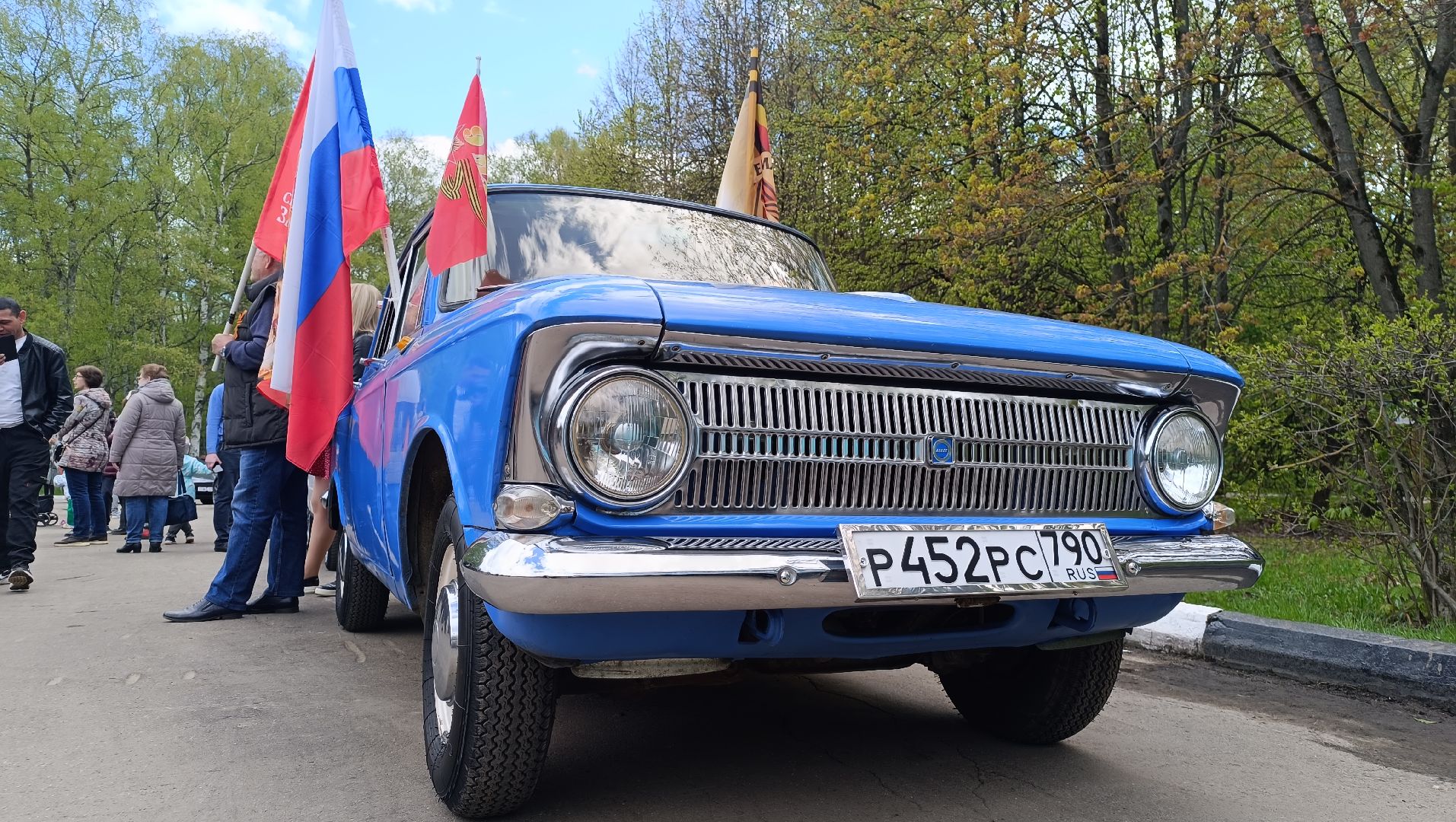 Лобня, автопробег, День Победы