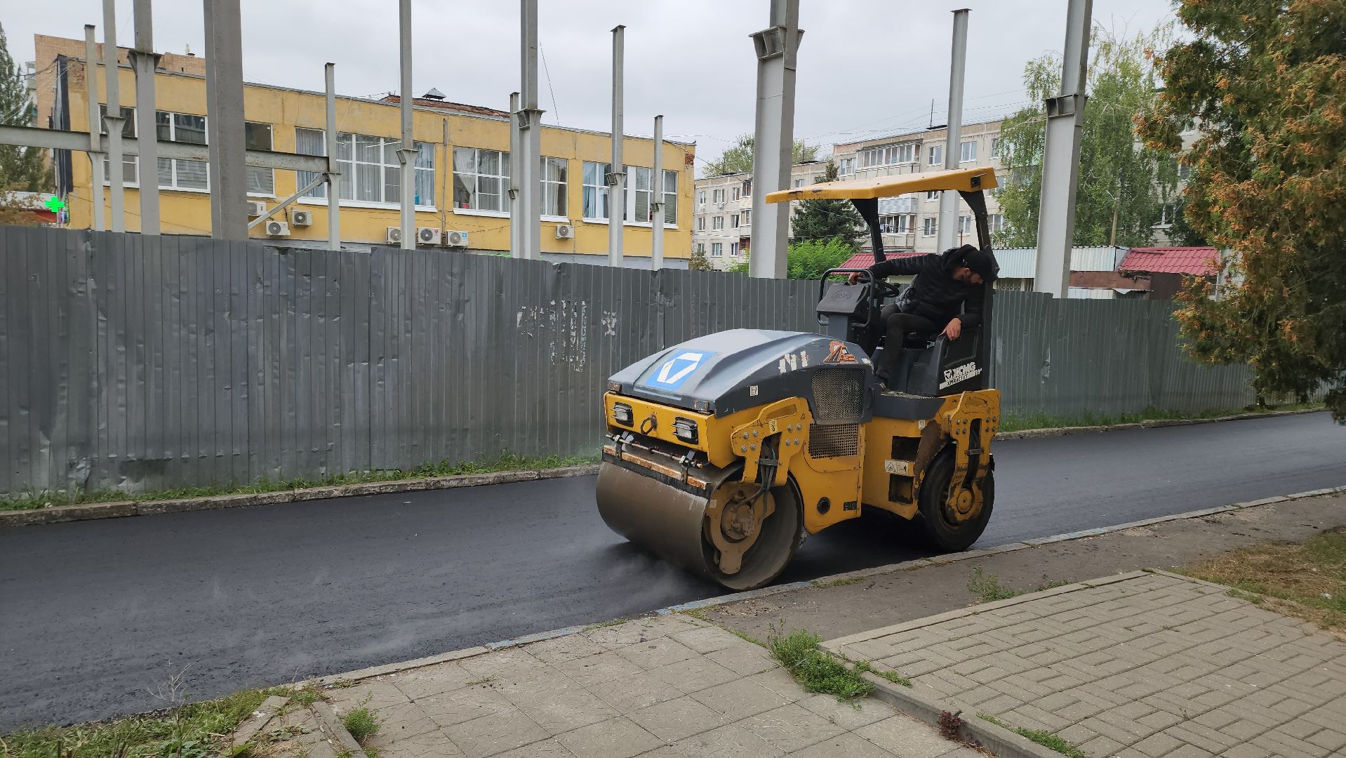 благоустройство, ремонт дорог, асфальтирование дворов, дворы, кашира, дороги,