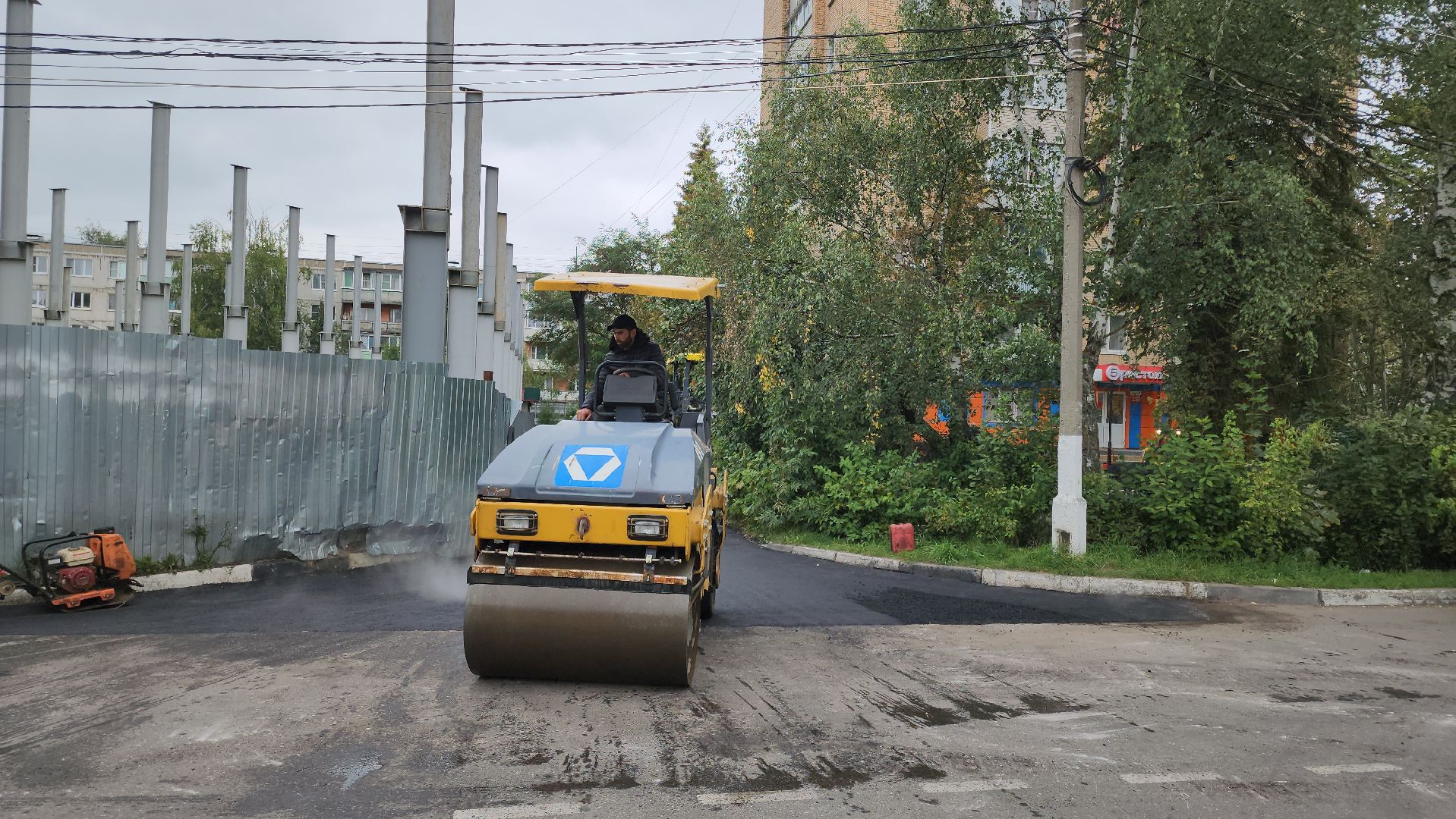 благоустройство, ремонт дорог, асфальтирование дворов, дворы, кашира, дороги,