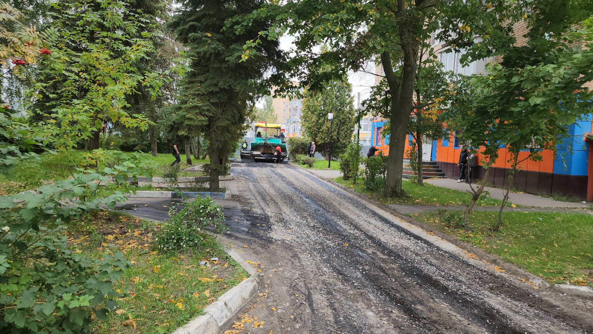 благоустройство, ремонт дорог, асфальтирование дворов, дворы, кашира, дороги,
