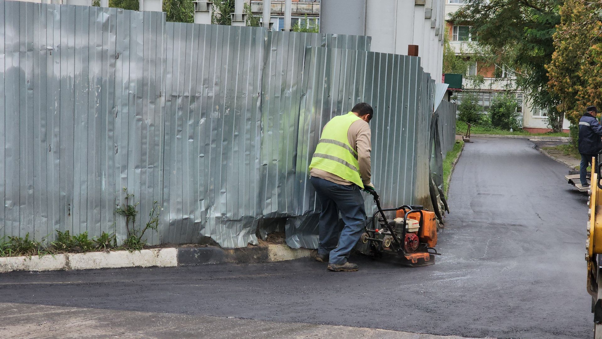 благоустройство, ремонт дорог, асфальтирование дворов, дворы, кашира, дороги,