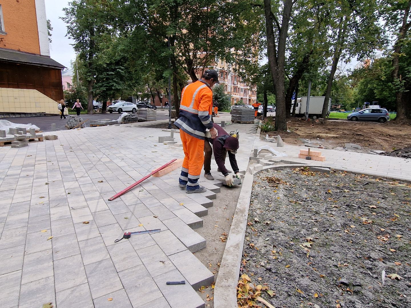 сквер на крупешина в балашихе, благоустройство, балашиха,