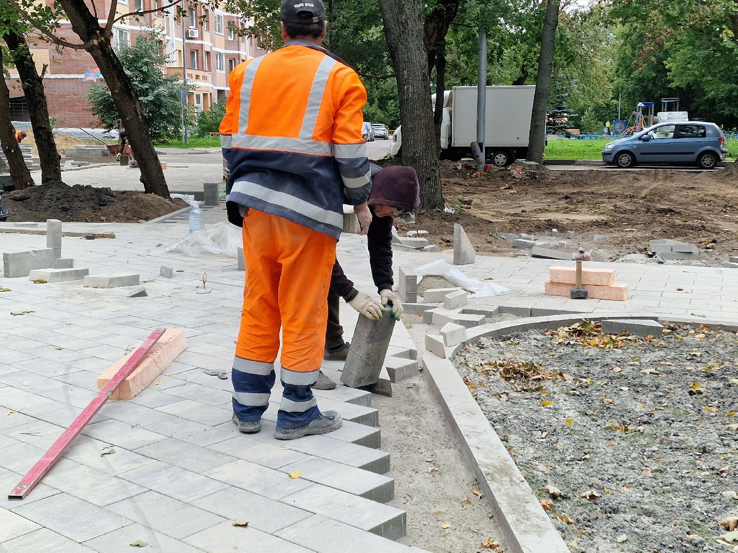 сквер на крупешина в балашихе, благоустройство, балашиха,