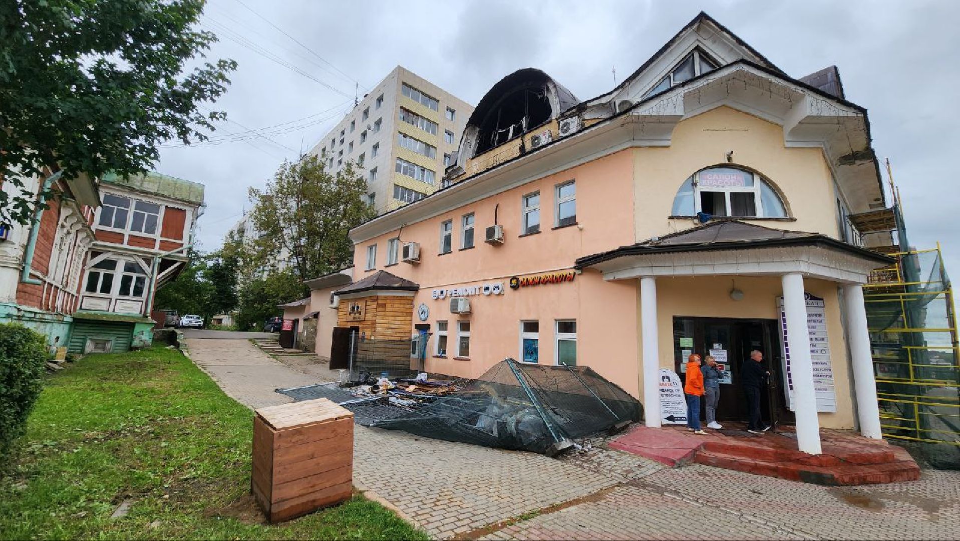 Дмитров, Дом Милютиных, МЧС, ЧП,