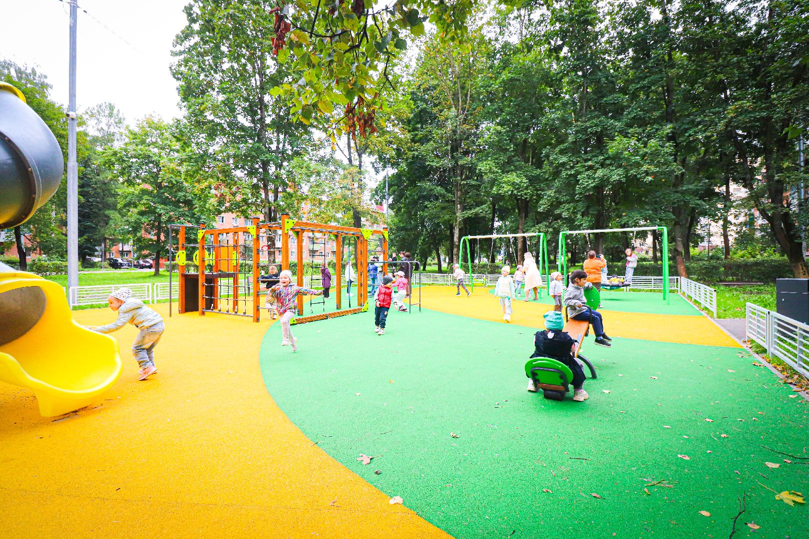 клин, общество, дети, открытие детской площадки, благоустройство,