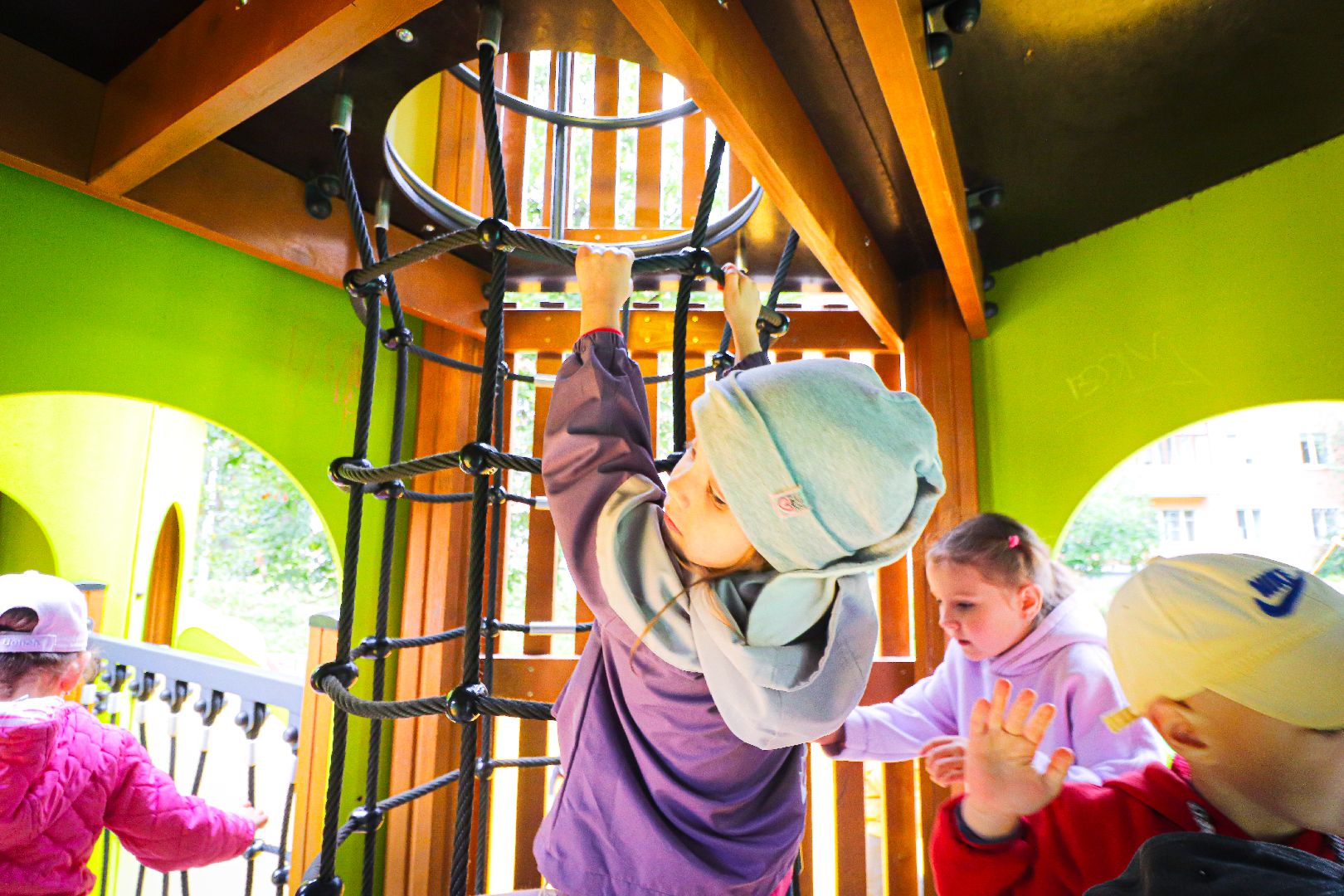 клин, общество, дети, открытие детской площадки, благоустройство,