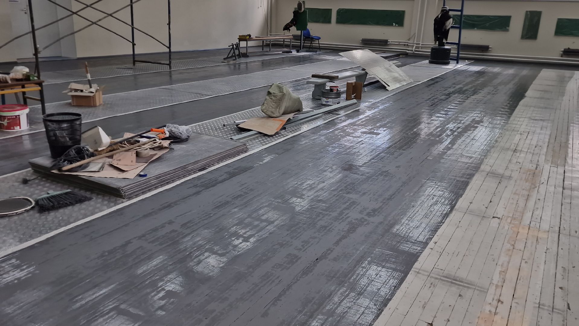 Дубна, Ремонт, Обновлениезалафехтования,