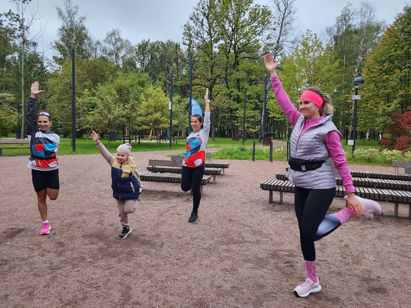 фрязино, бег в парке, спорт - это жизнь,