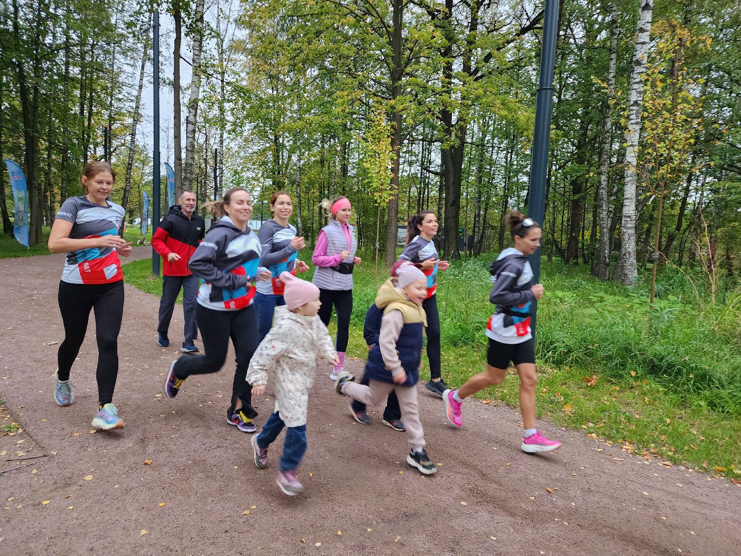 фрязино, бег в парке, спорт - это жизнь,