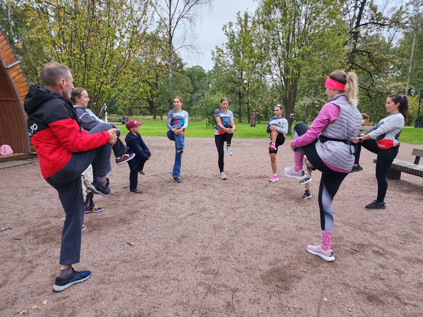 фрязино, бег в парке, спорт - это жизнь,