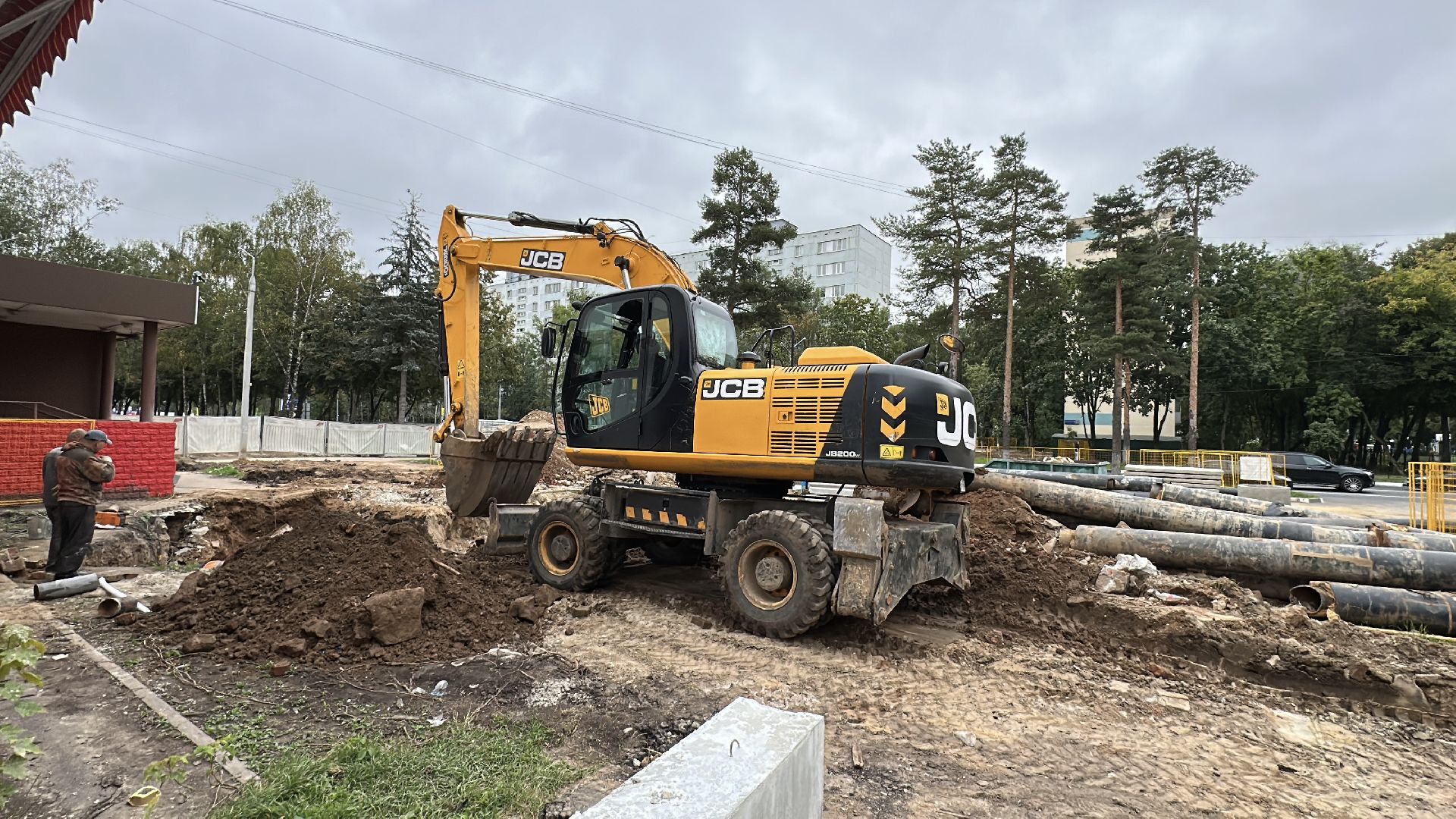 жкх, замена теплотрассы,  пушкинский городской округ, пушкино, отопление,