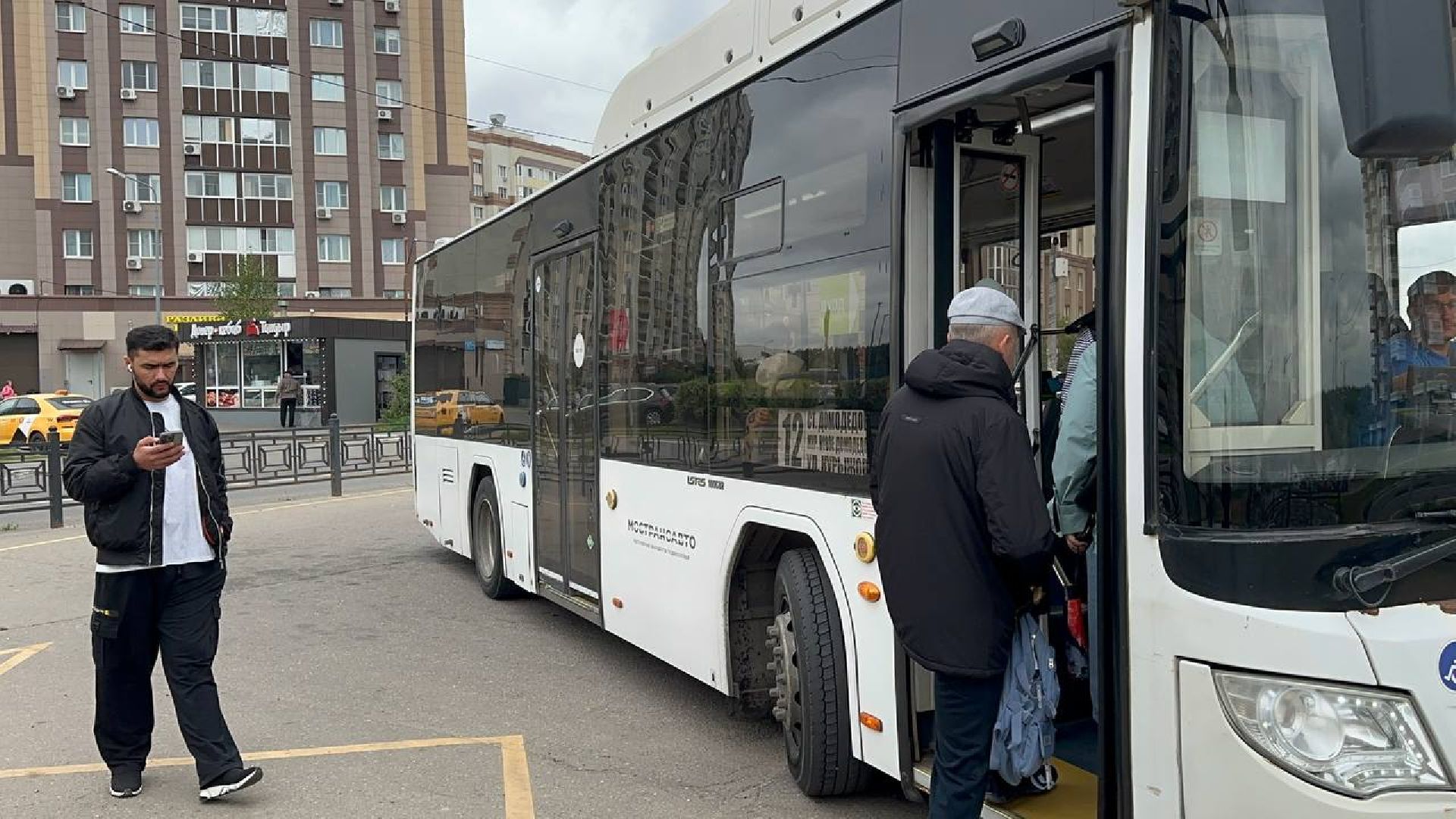 транспорт, автобусы мострансавто, домодедово,