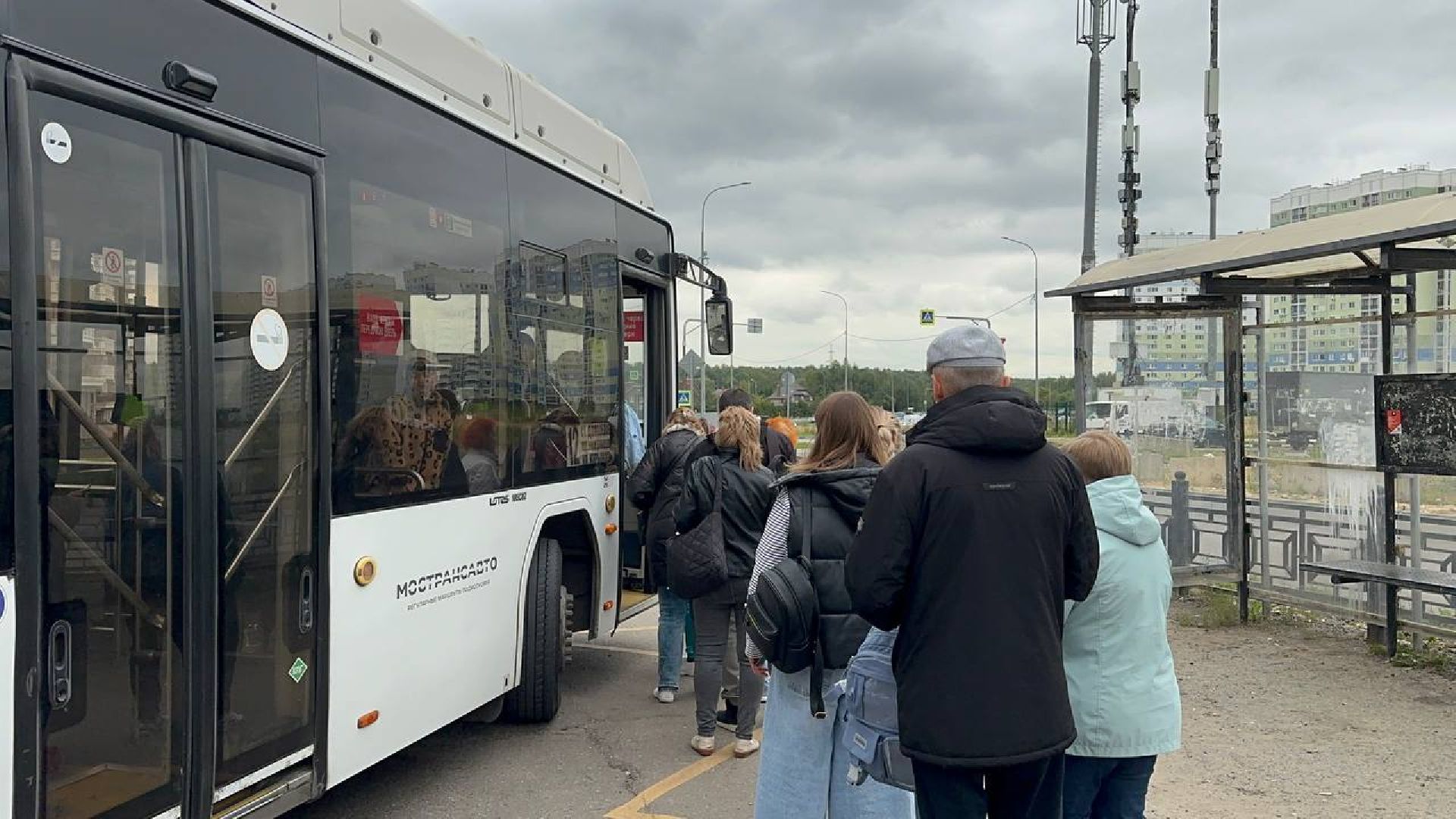 транспорт, автобусы мострансавто, домодедово,