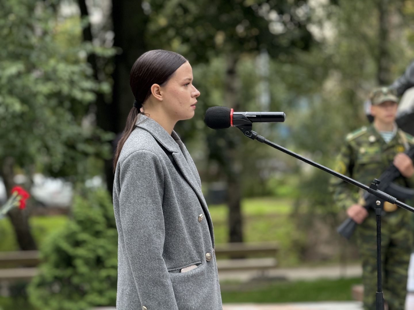 митинг памяти , день солидарности в борьбе с терроризмом, ленинский городской округ, возложение цветов,