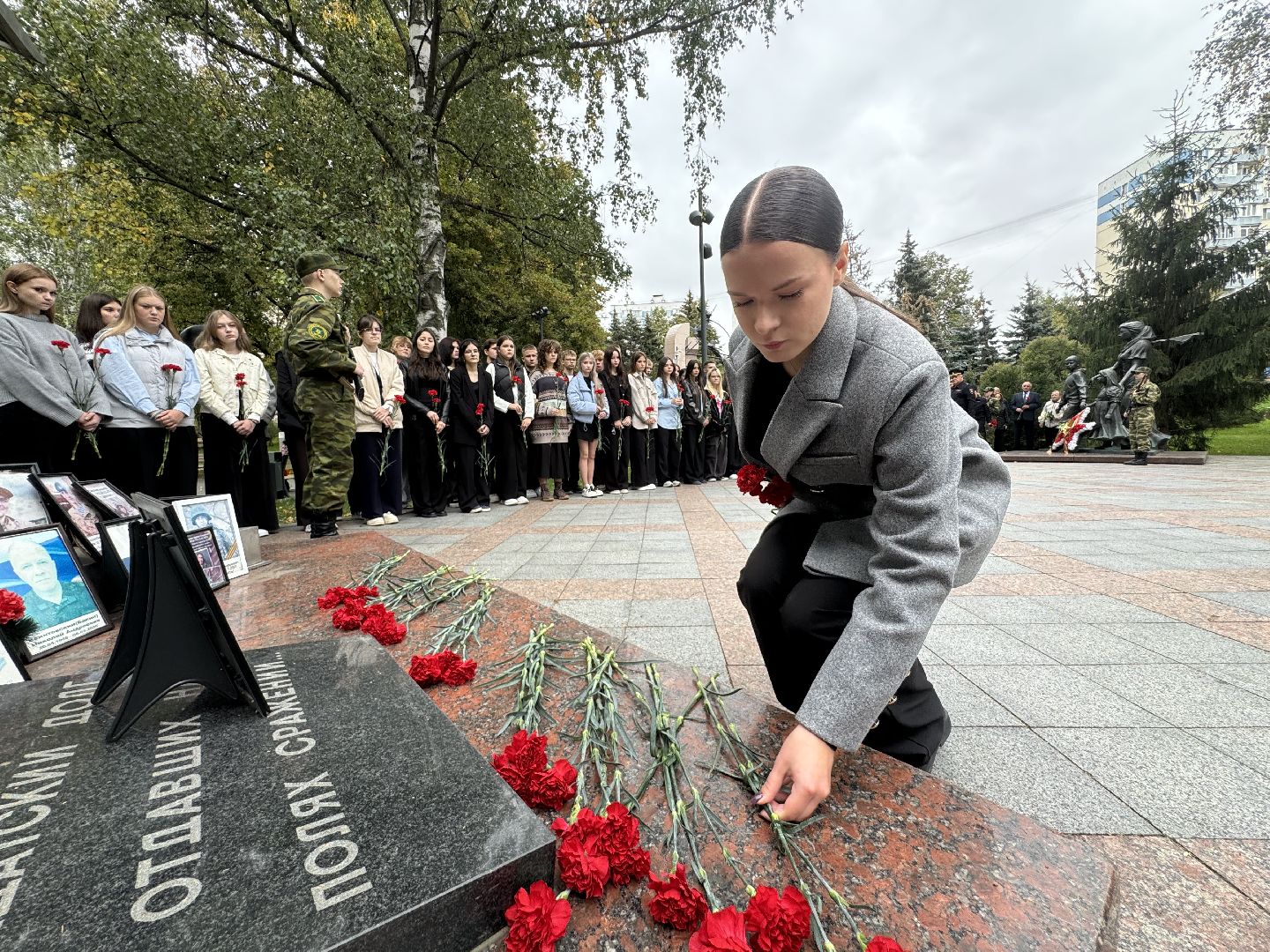 митинг памяти , день солидарности в борьбе с терроризмом, ленинский городской округ, возложение цветов,
