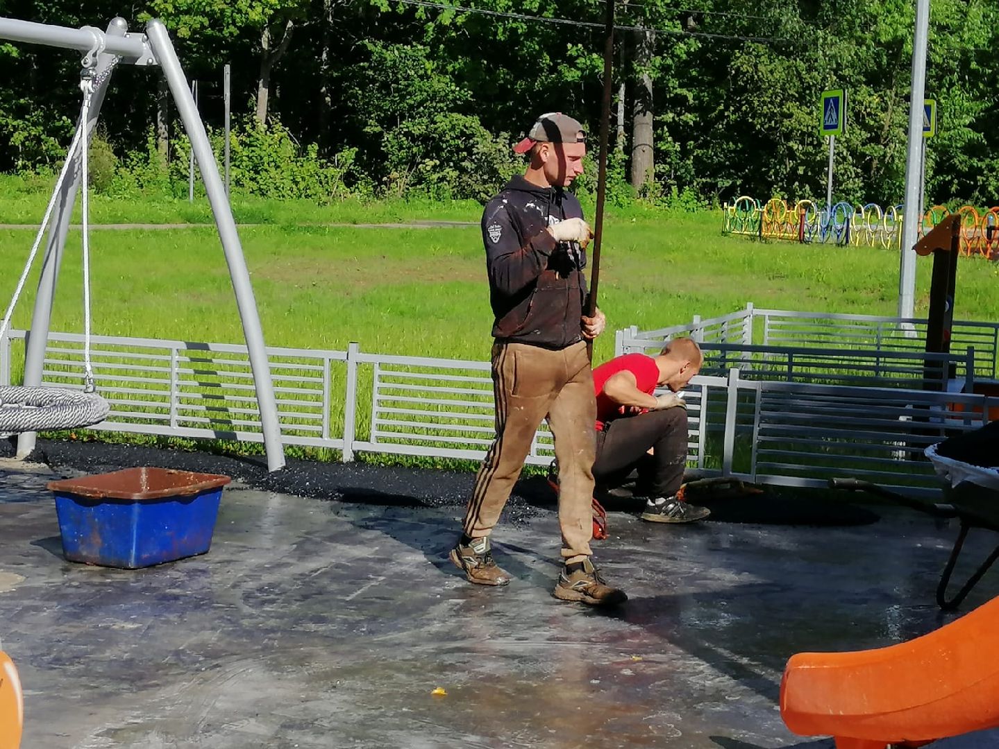 городской округ восход, благоустройство, детская  площадка, новая детская площадка,