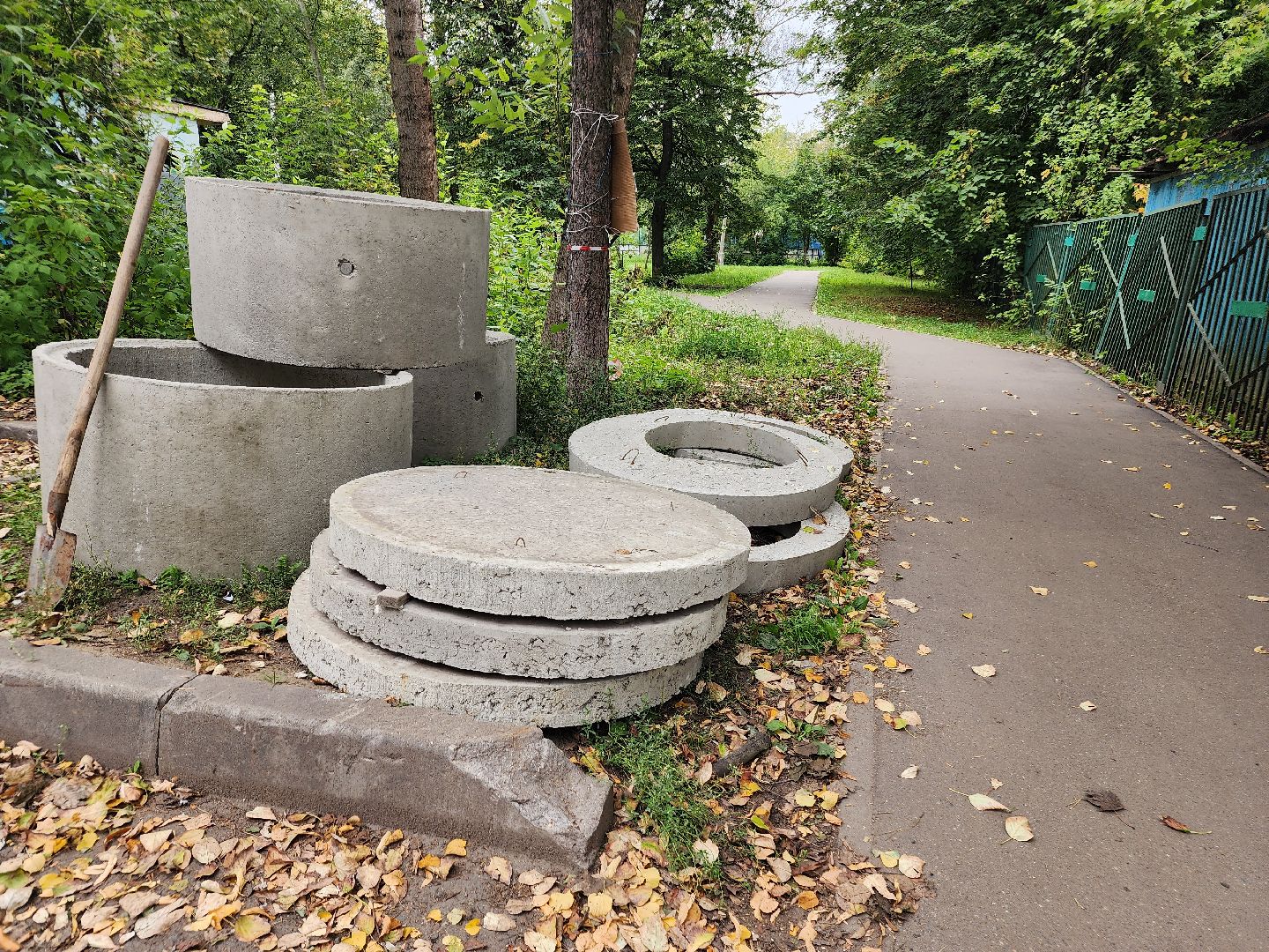 фрязино, ливневая система, ливневка, детский сад, мбу городское хозяйство,