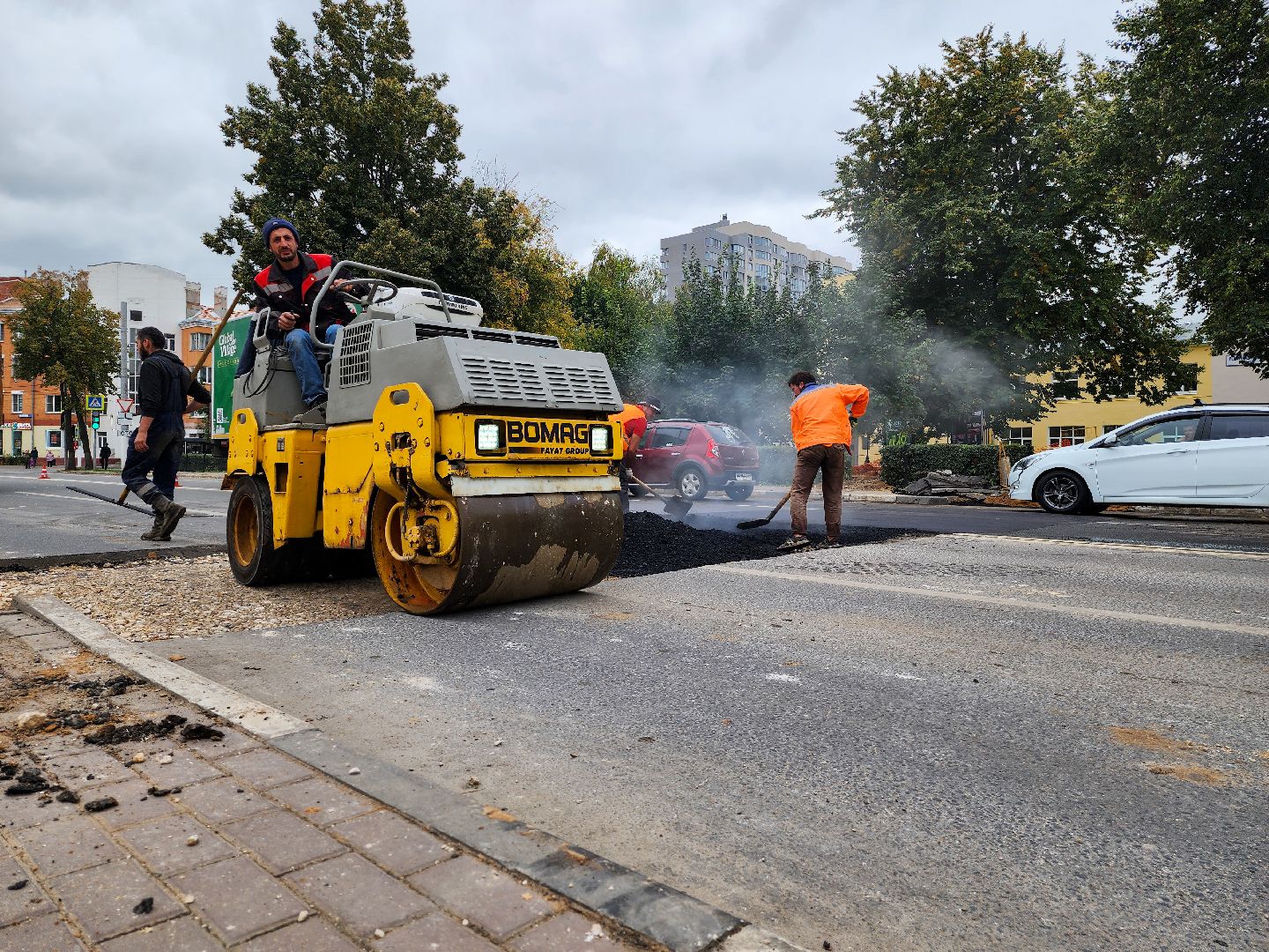 Подольск, Ремонт дороги, Асфальт, брусчатка, восстановительные работы,